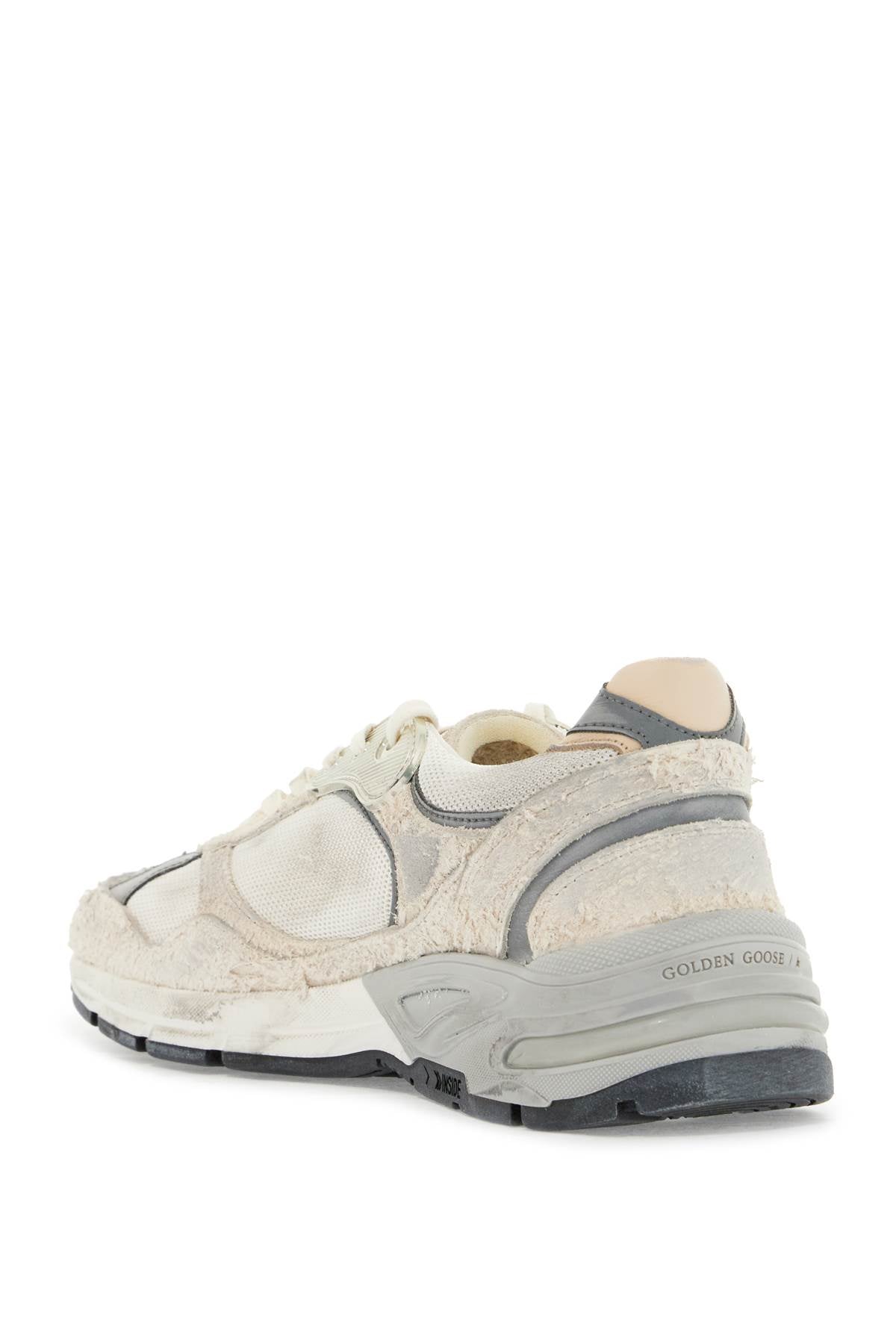 Golden Goose Dad-Star Sneakers: Vintage-Effect Leather and Mesh image 2