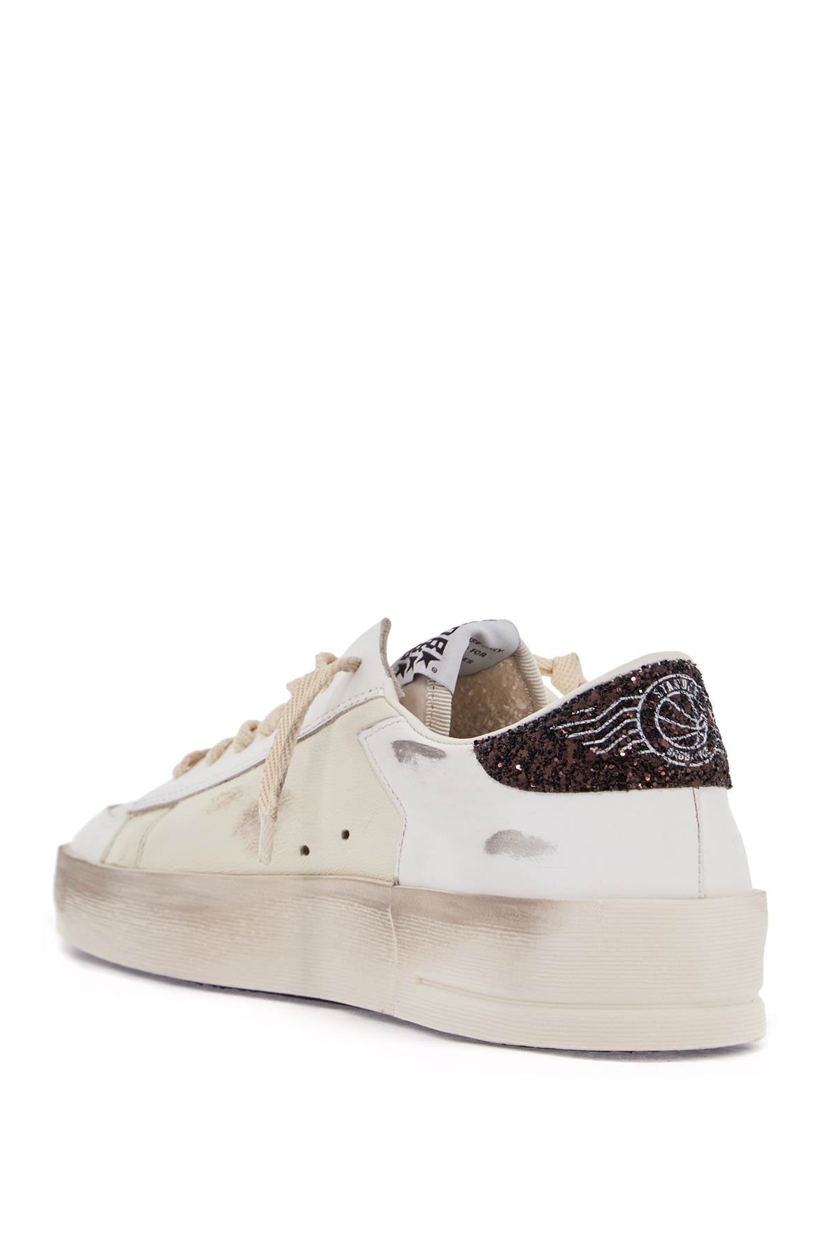 Golden Goose Stardan Sneakers: Distressed Leather & Glitter image 2