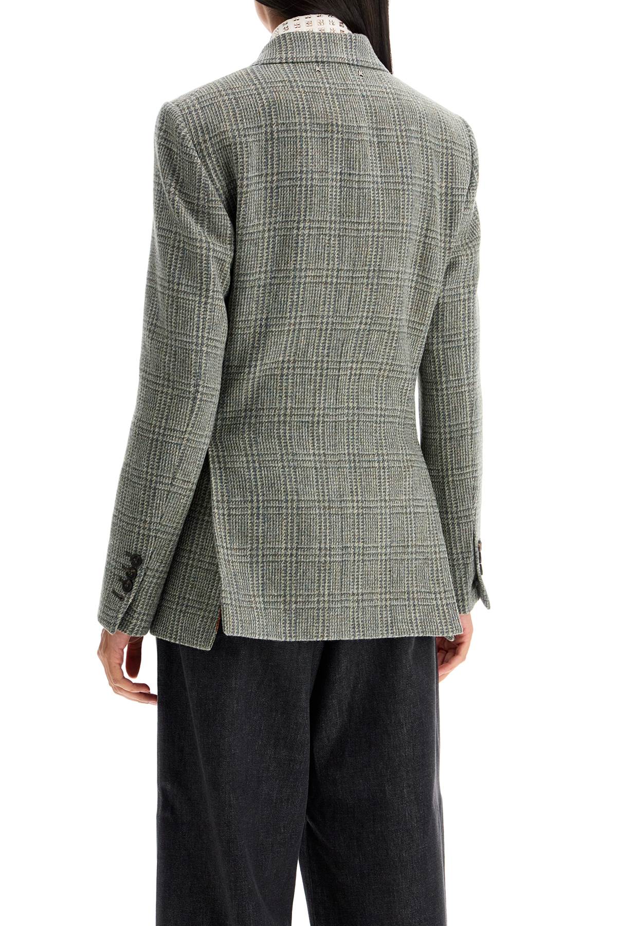 Women's Golden Goose Double-Breasted Blazer - Prince of Wales Check image 2