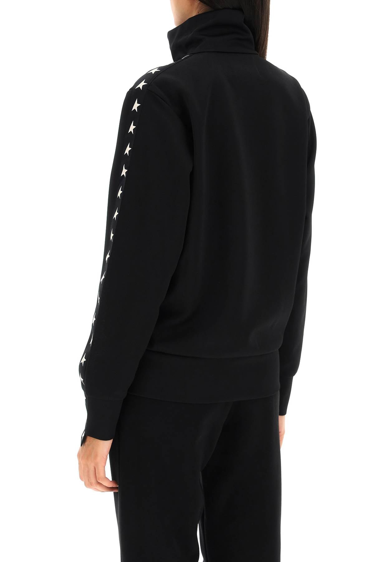 Golden Goose denise slim jacket black with white stars image 2