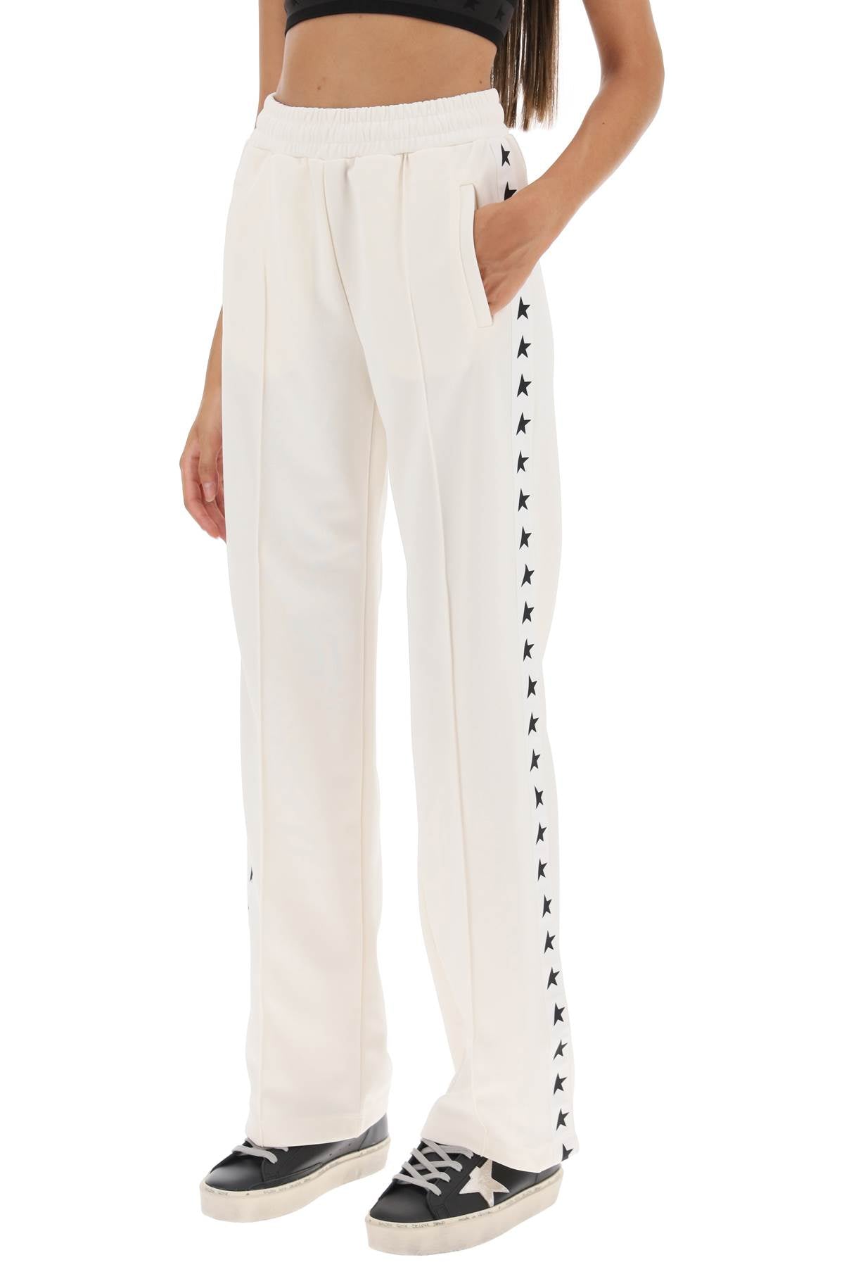 Golden Goose dorotea track pants with star bands image 3