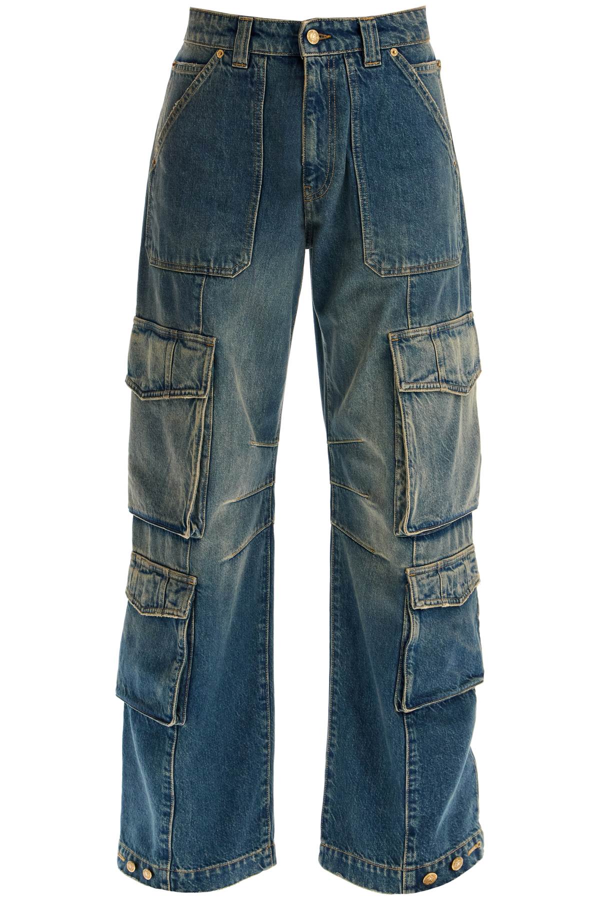 Golden Goose 'irina' wide leg cargo jeans image 0