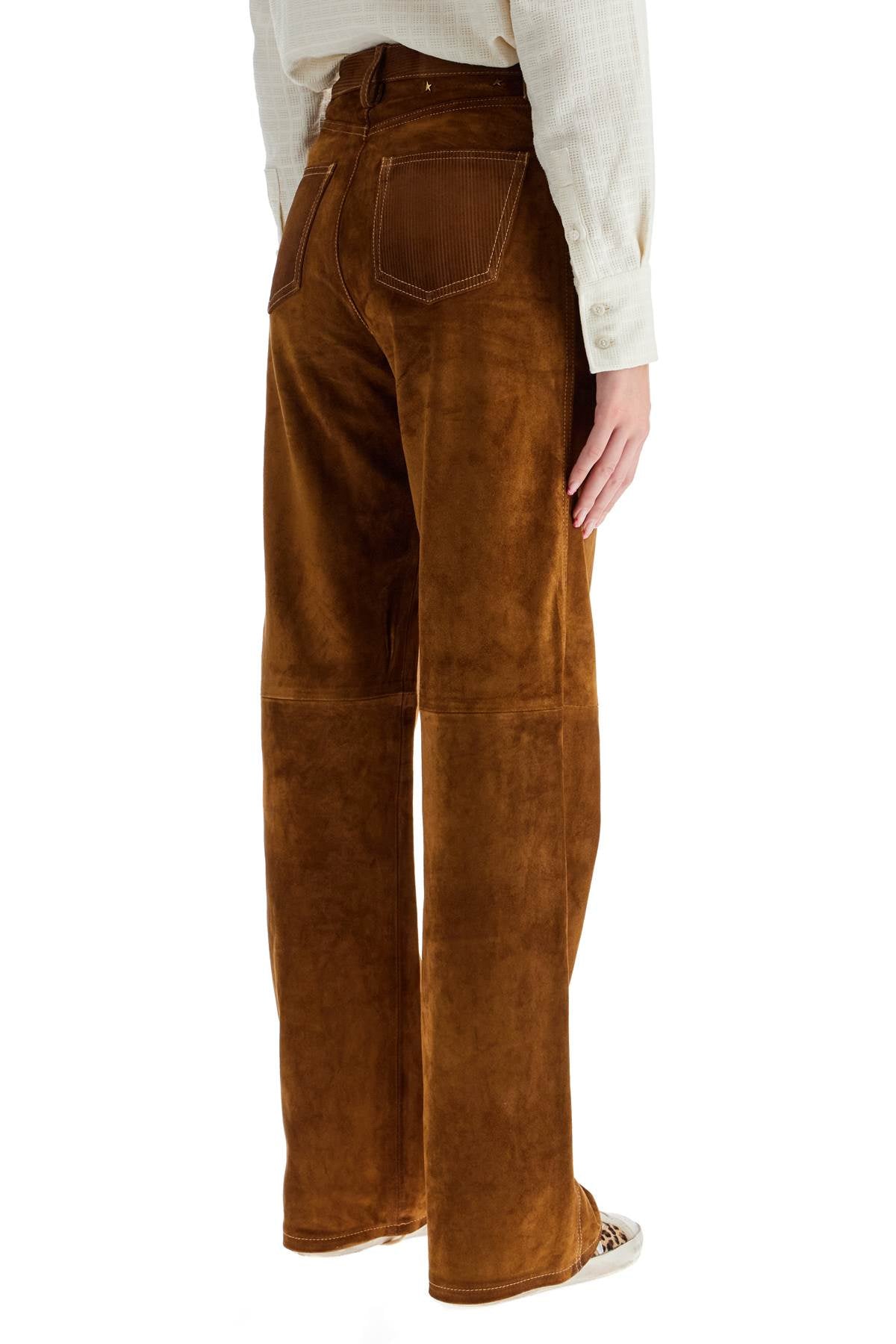 Golden Goose suede leather pants for men image 2