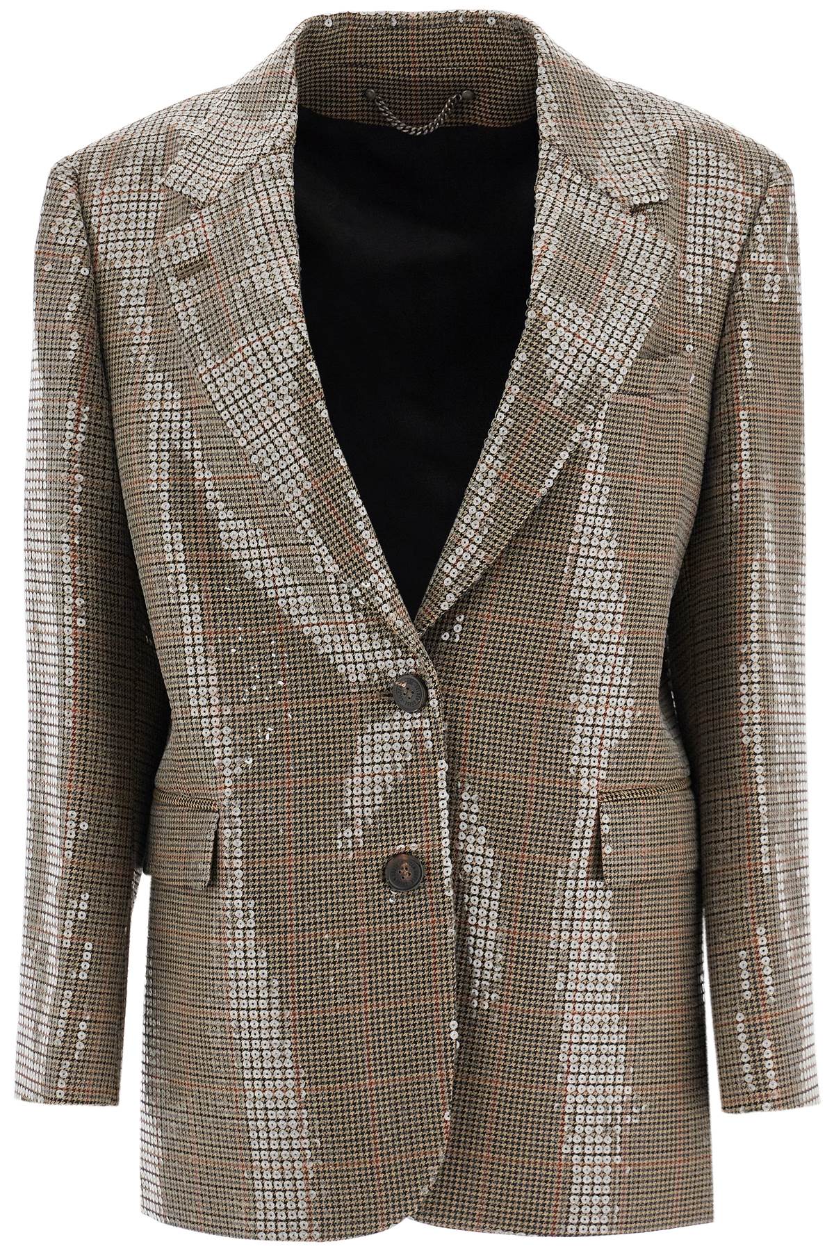 Golden Goose Houndstooth Sequin Blazer image 0