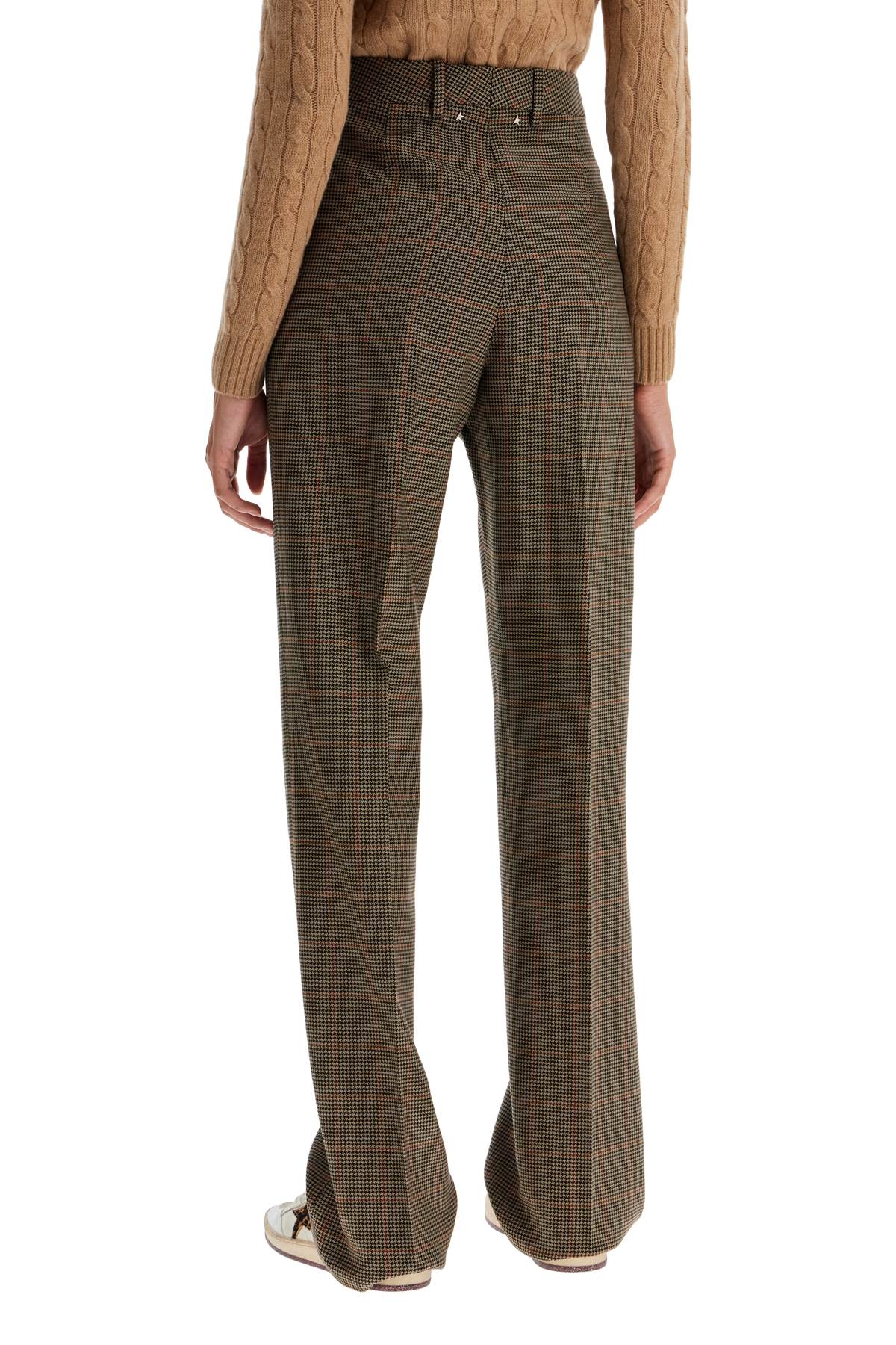 Golden Goose High-Waisted Houndstooth Wool Pants image 2