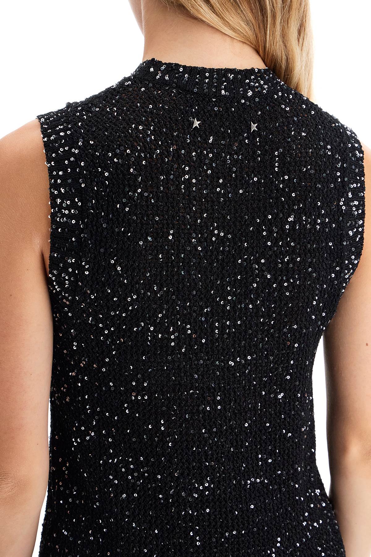 Golden Goose knitted vest with sequins embell image 3