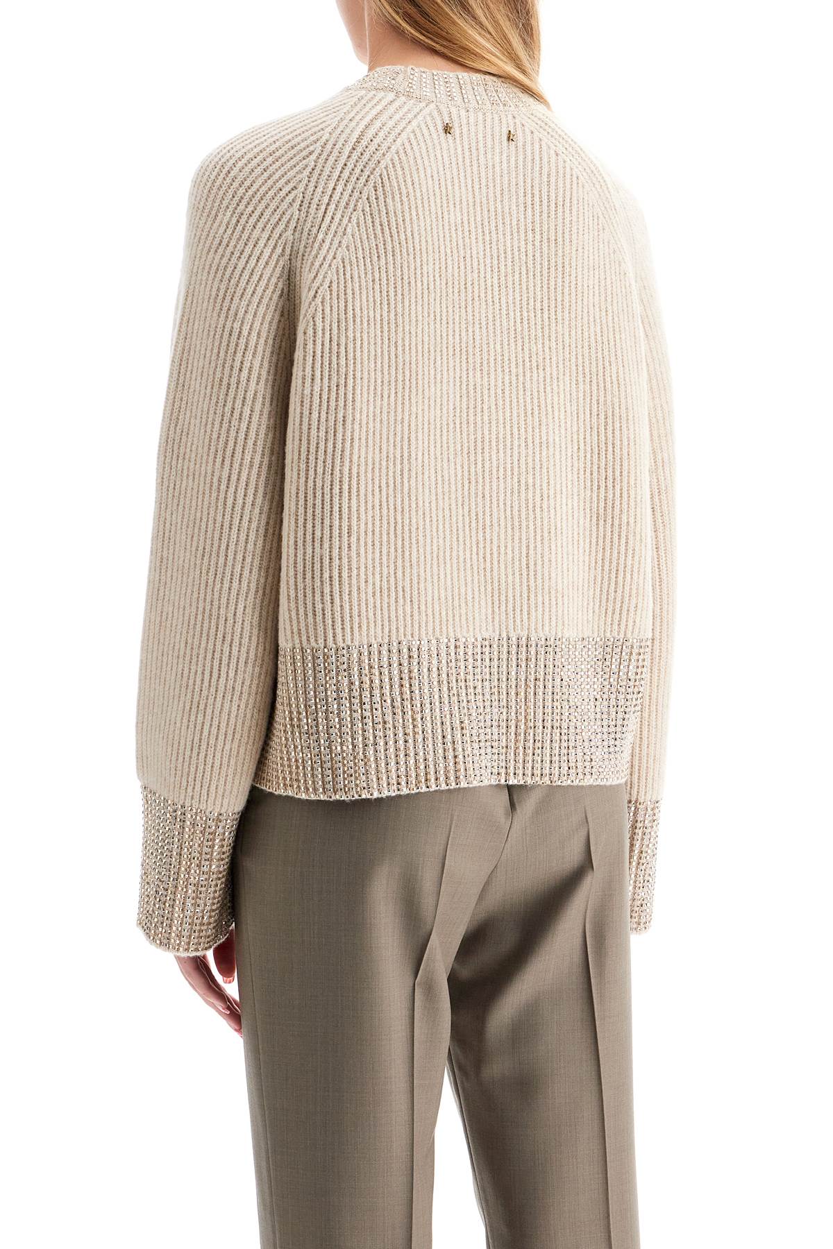 Golden Goose boxy sweater with crystals image 2