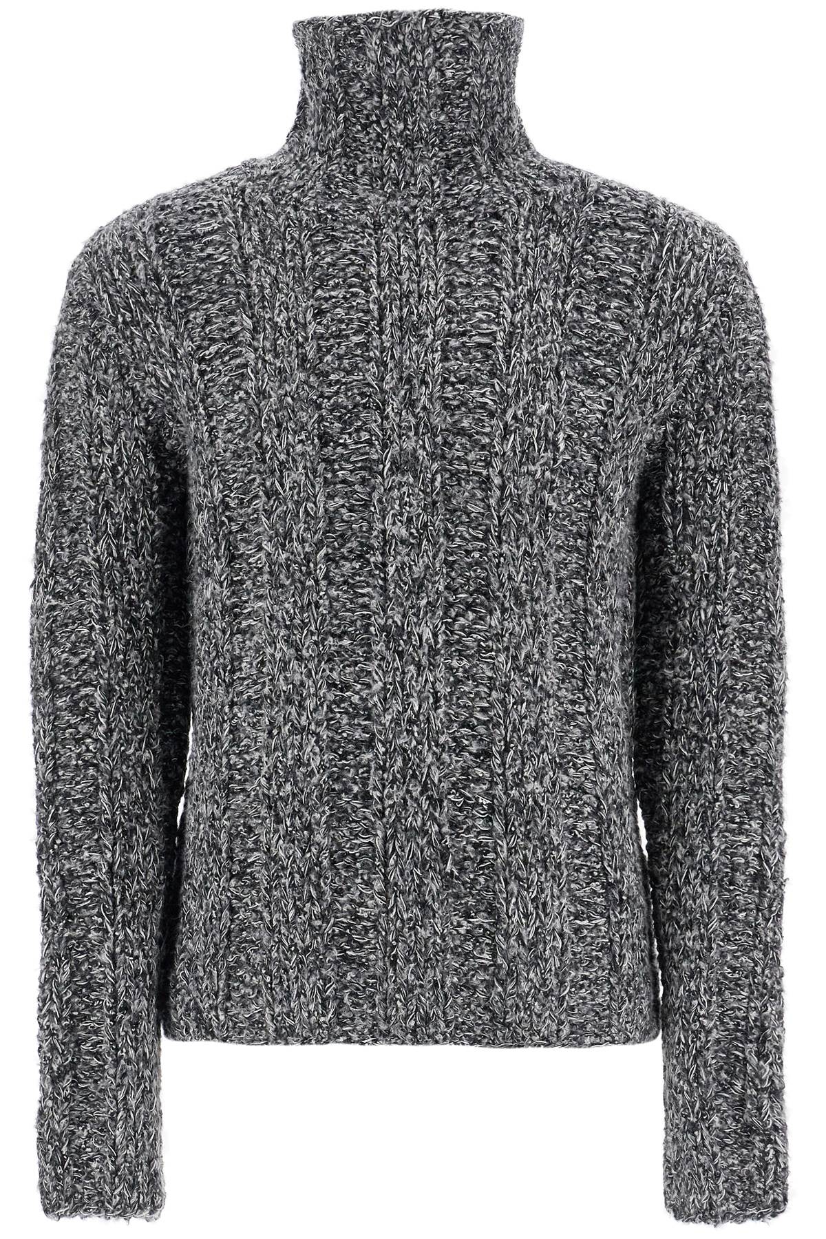 Dolce & Gabbana Melange Wool-Cotton Turtleneck Sweater image 0