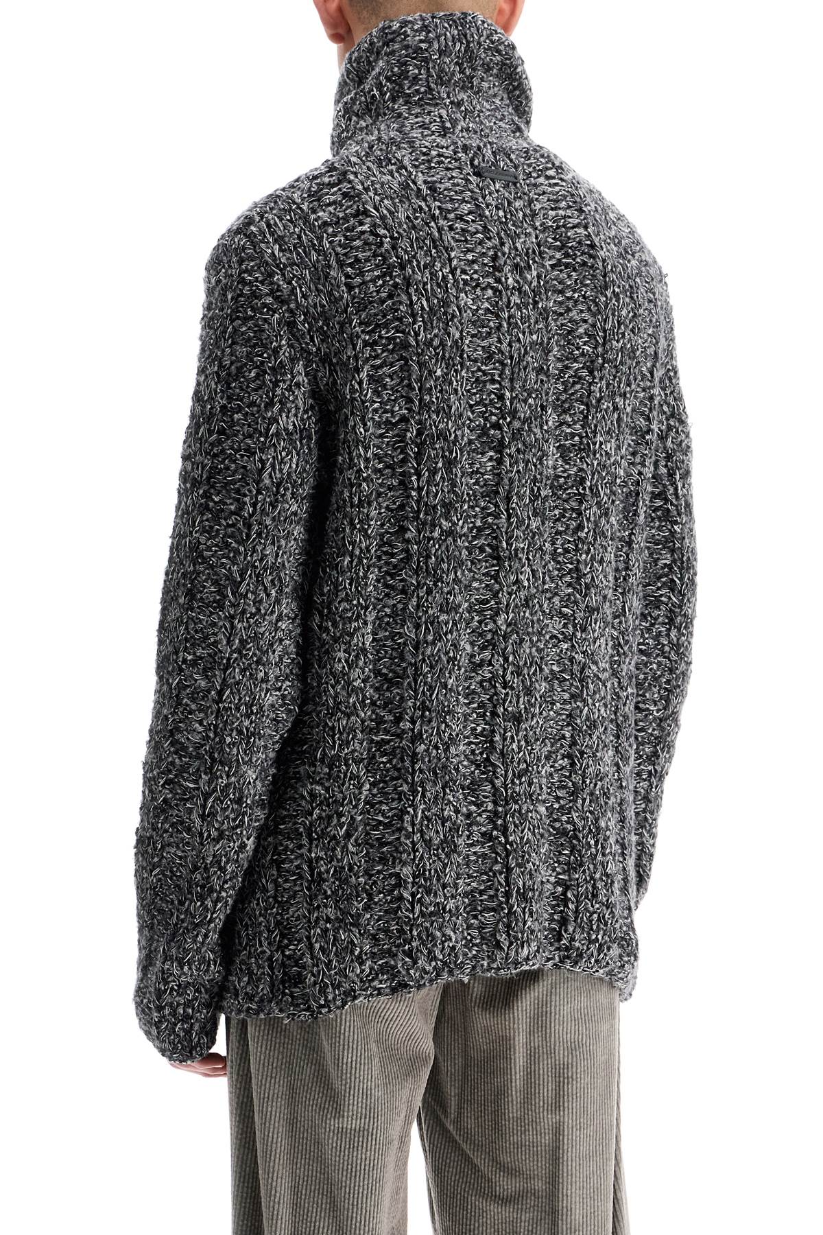 Dolce & Gabbana Melange Wool-Cotton Turtleneck Sweater image 2