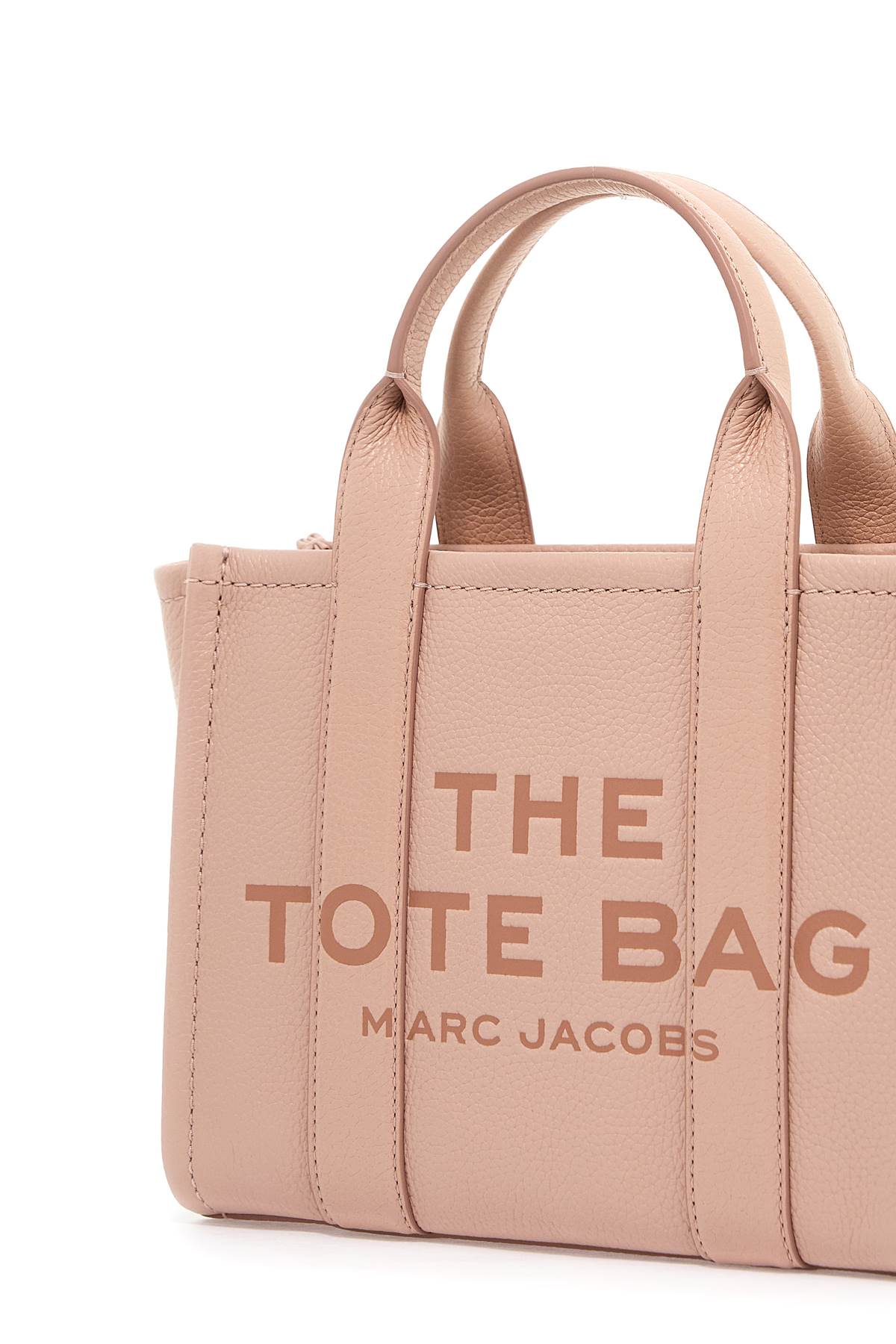 Marc Jacobs Small Leather Tote Bag: Double Top Handle & Removable Strap image 2