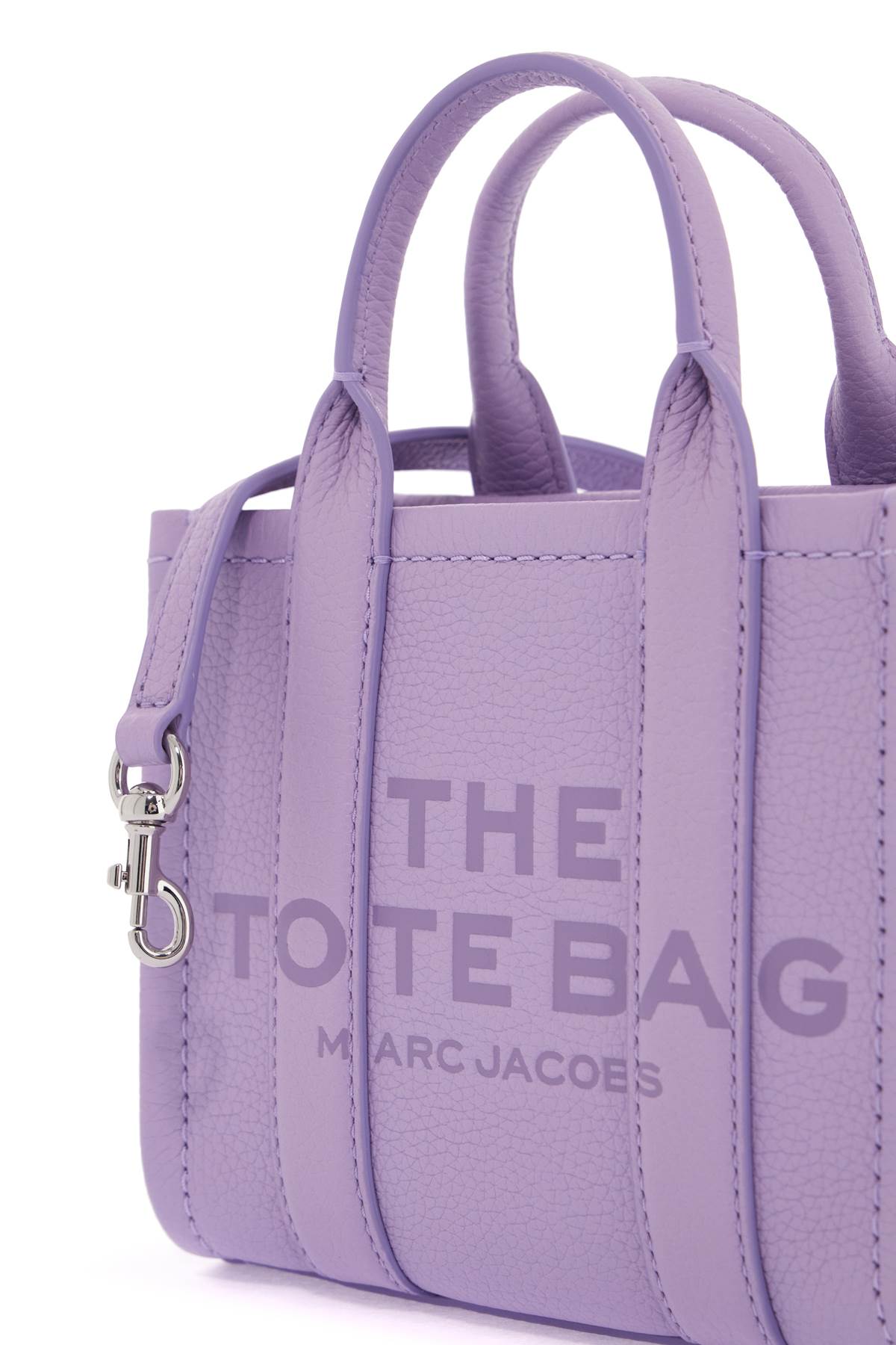 Marc Jacobs Leather Mini Tote Bag with Logo Detail image 2