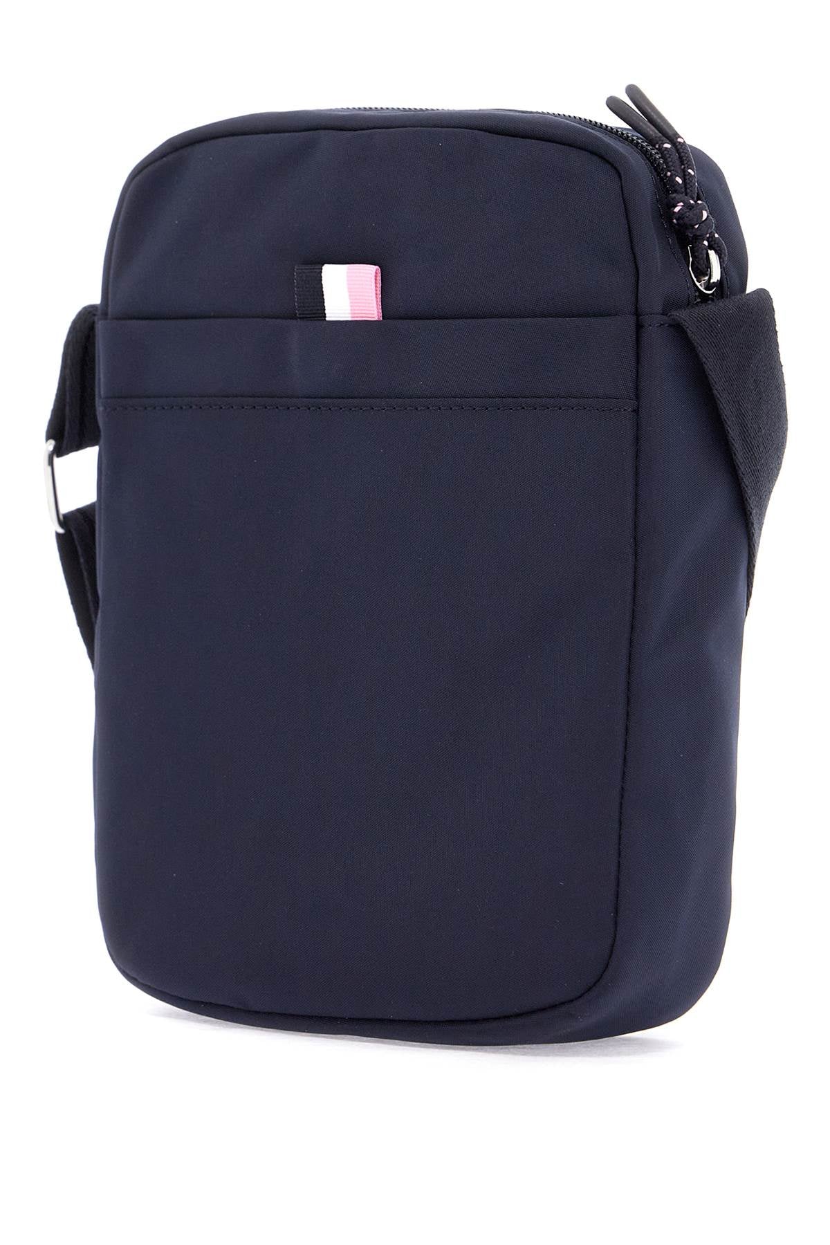 EDEN PARK navy blue messenger bag for men with zip and front pocket for work image 1