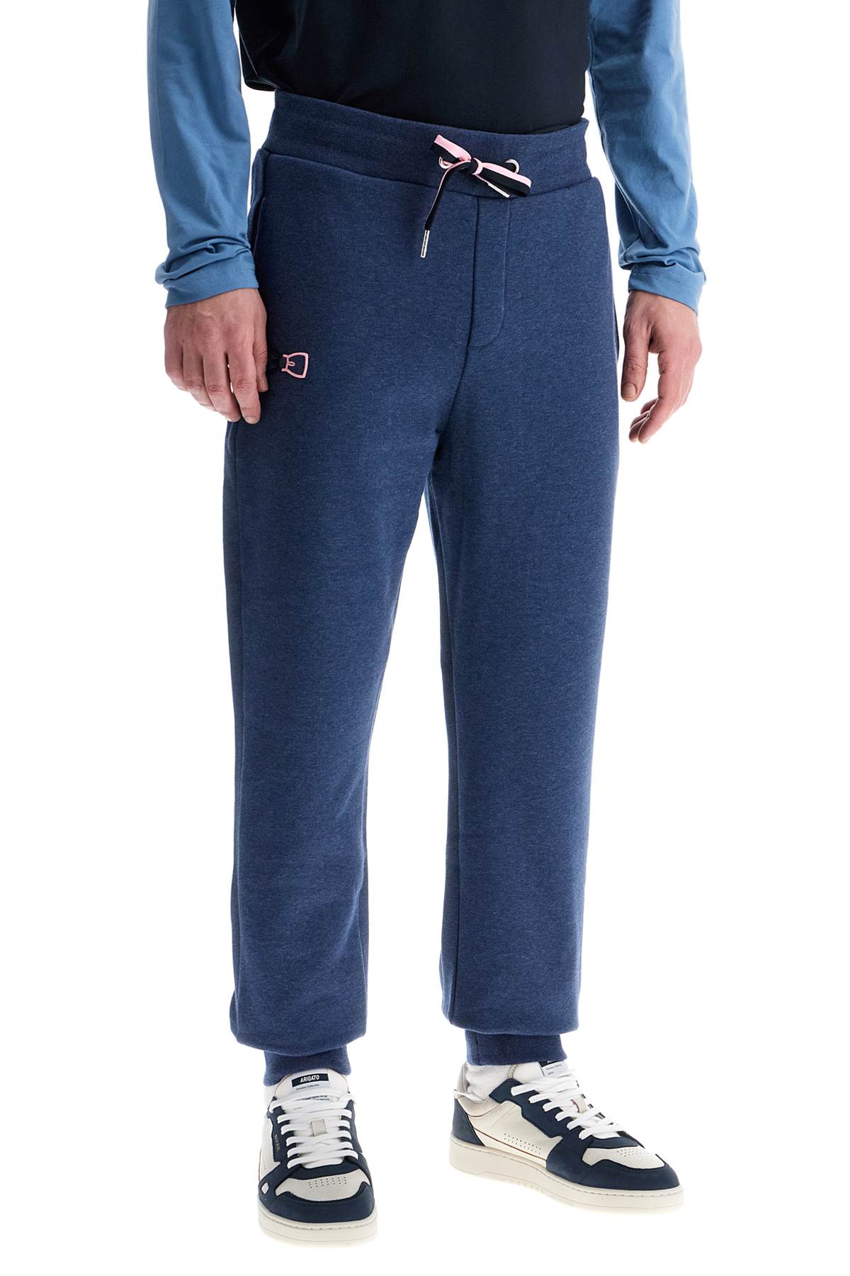 EDEN PARK slim fit dark blue cotton jogging pants image 1