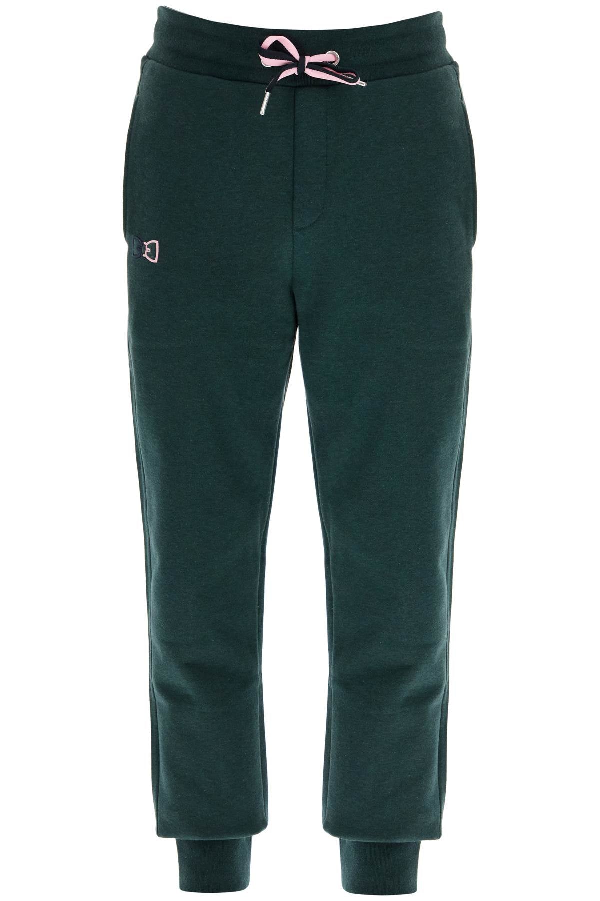 EDEN PARK dark green high-waisted regular fit jogging pants image 0