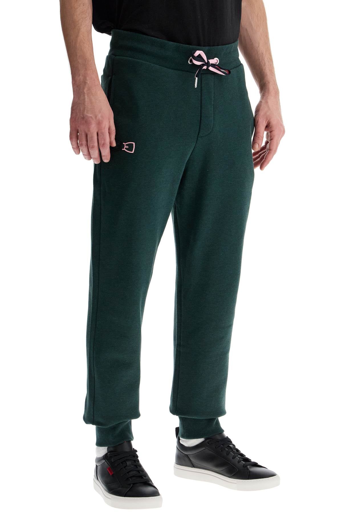 EDEN PARK dark green high-waisted regular fit jogging pants image 1