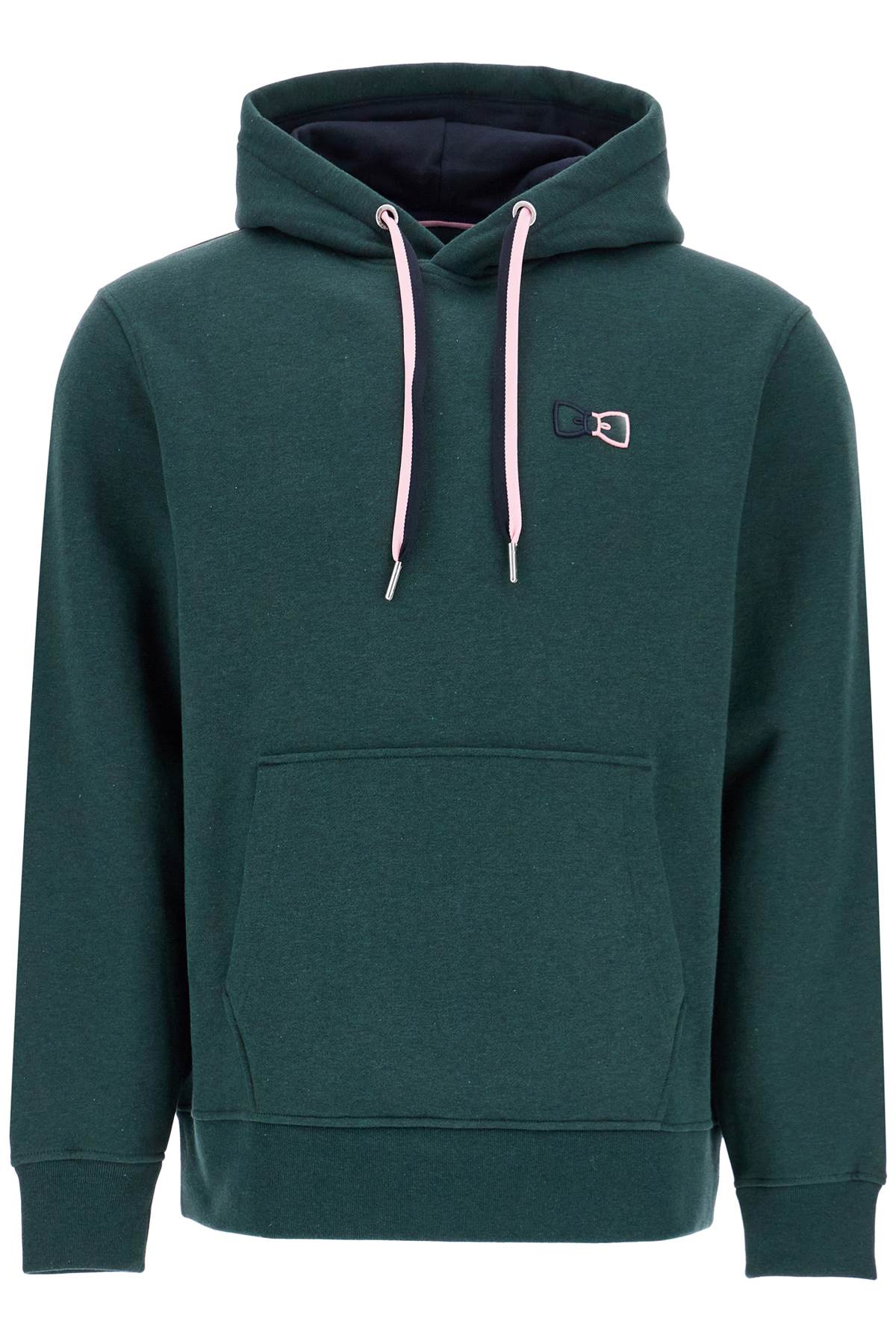 EDEN PARK dark green loose fit zip hoodie image 0