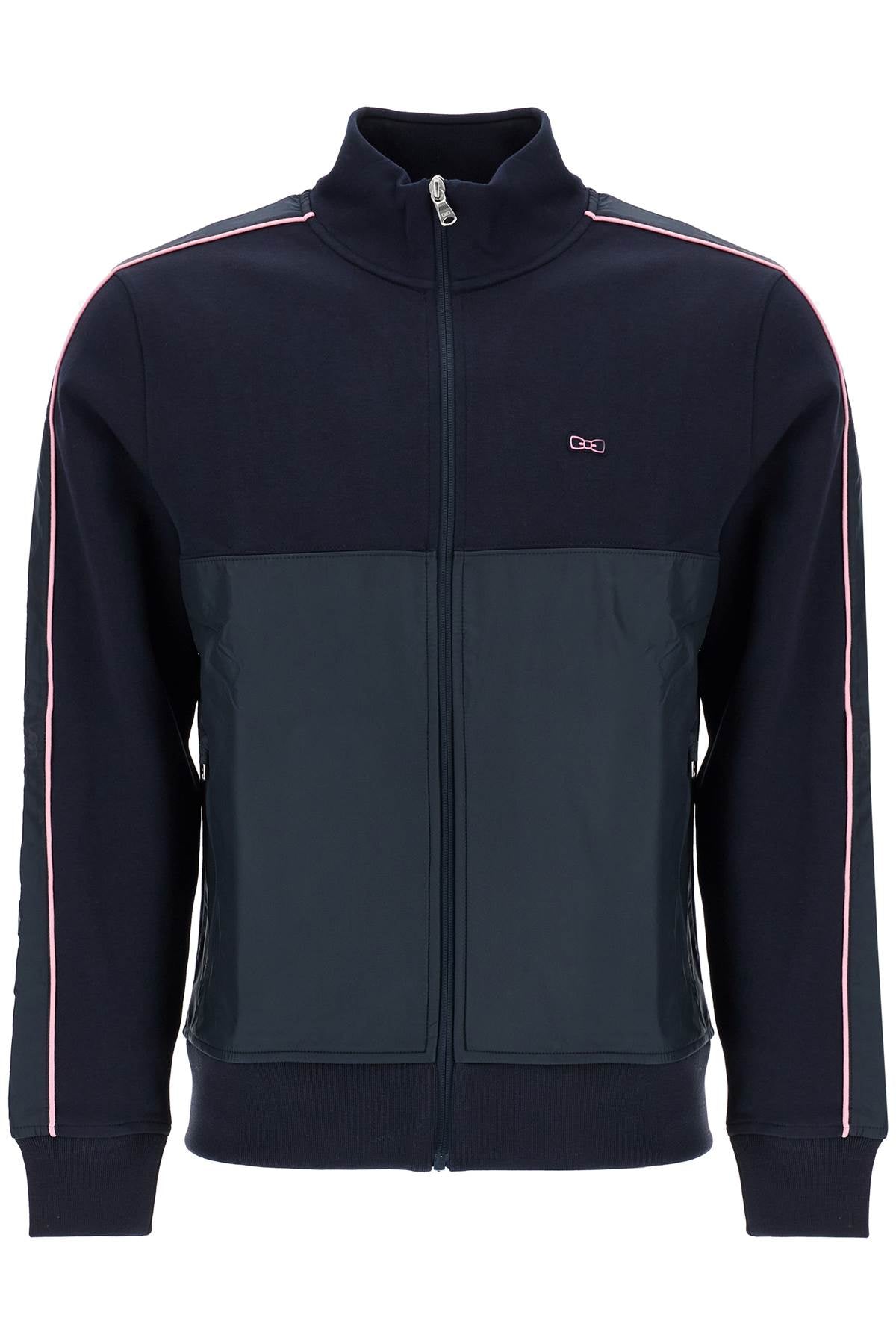 EDEN PARK dark blue high collar zip sweatshirt image 0