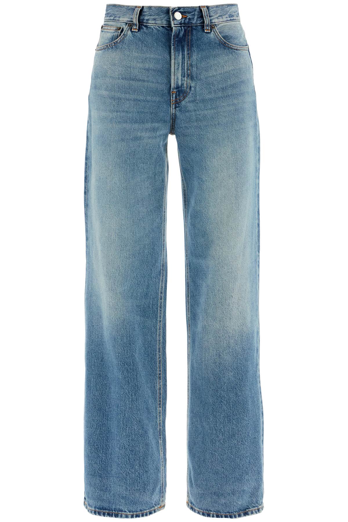 Haikure korean straight leg jeans image 0