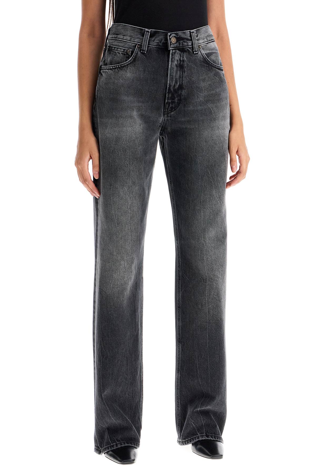 Haikure "korean straight-cut jeans image 1