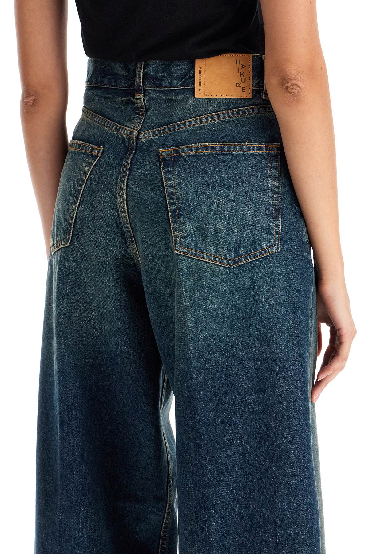 Haikure wide leg bethany jeans for a image 3