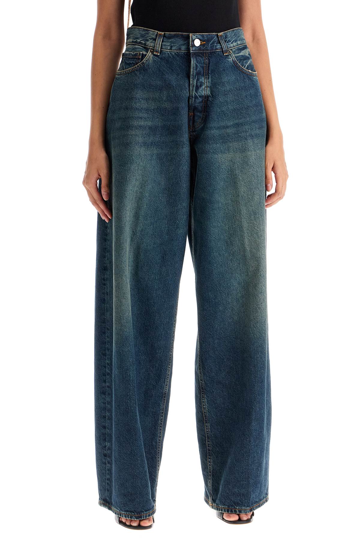 Haikure wide leg bethany jeans for a image 1