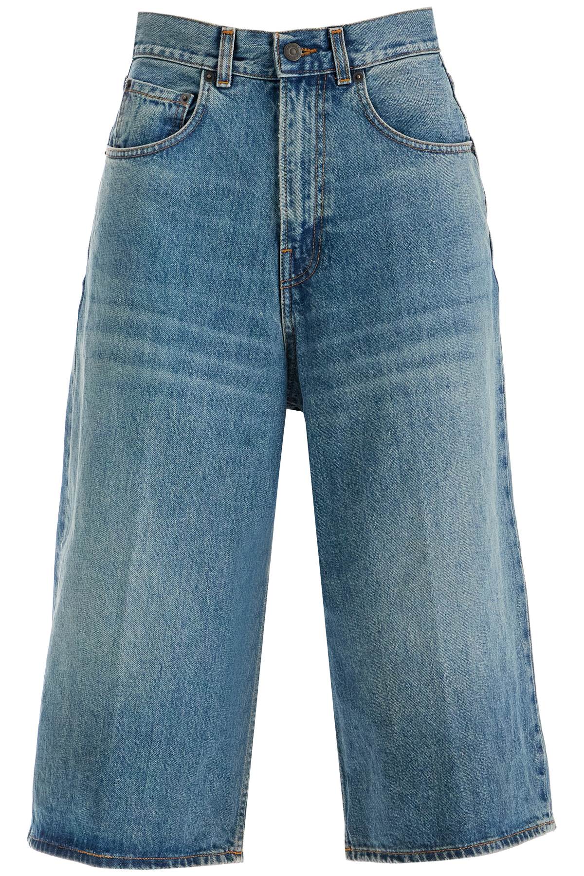 Haikure knee-length denim shorts for men image 0