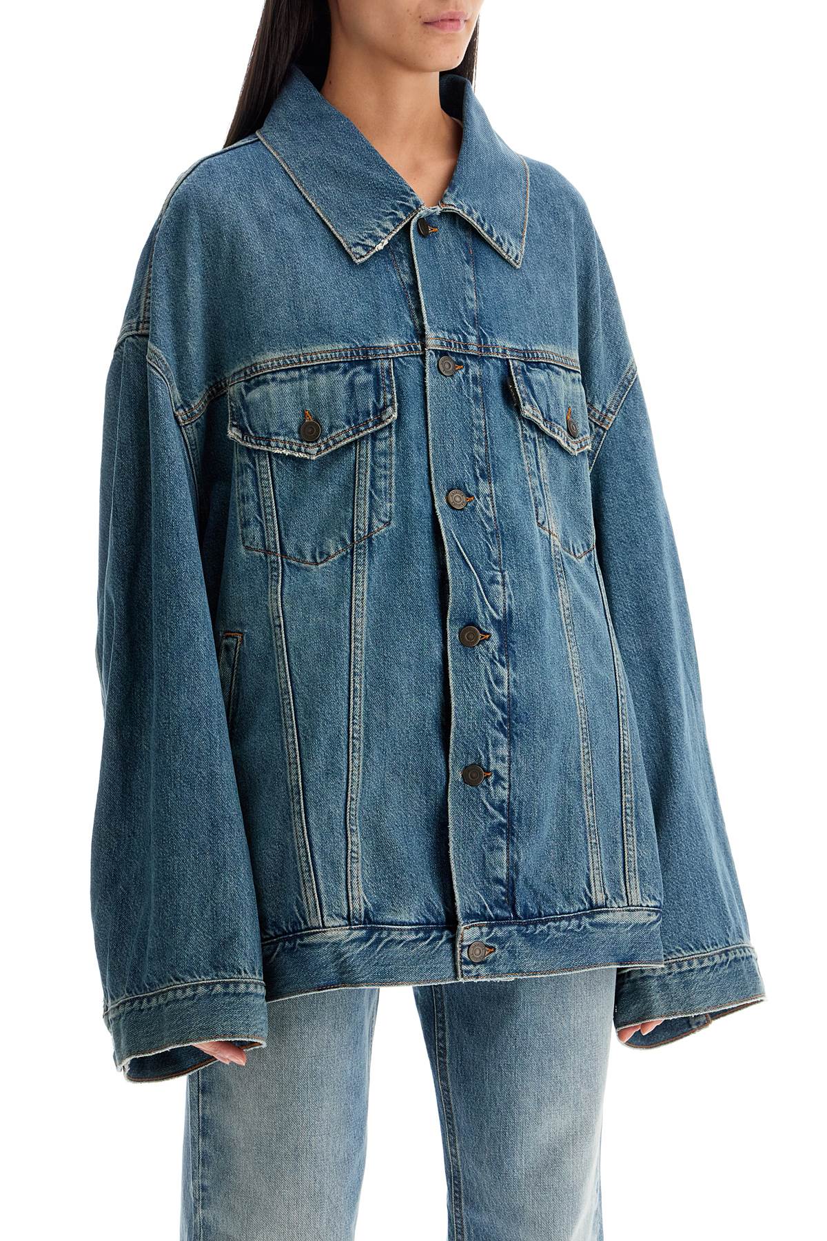 Haikure "janet's oversized denim jacket image 1