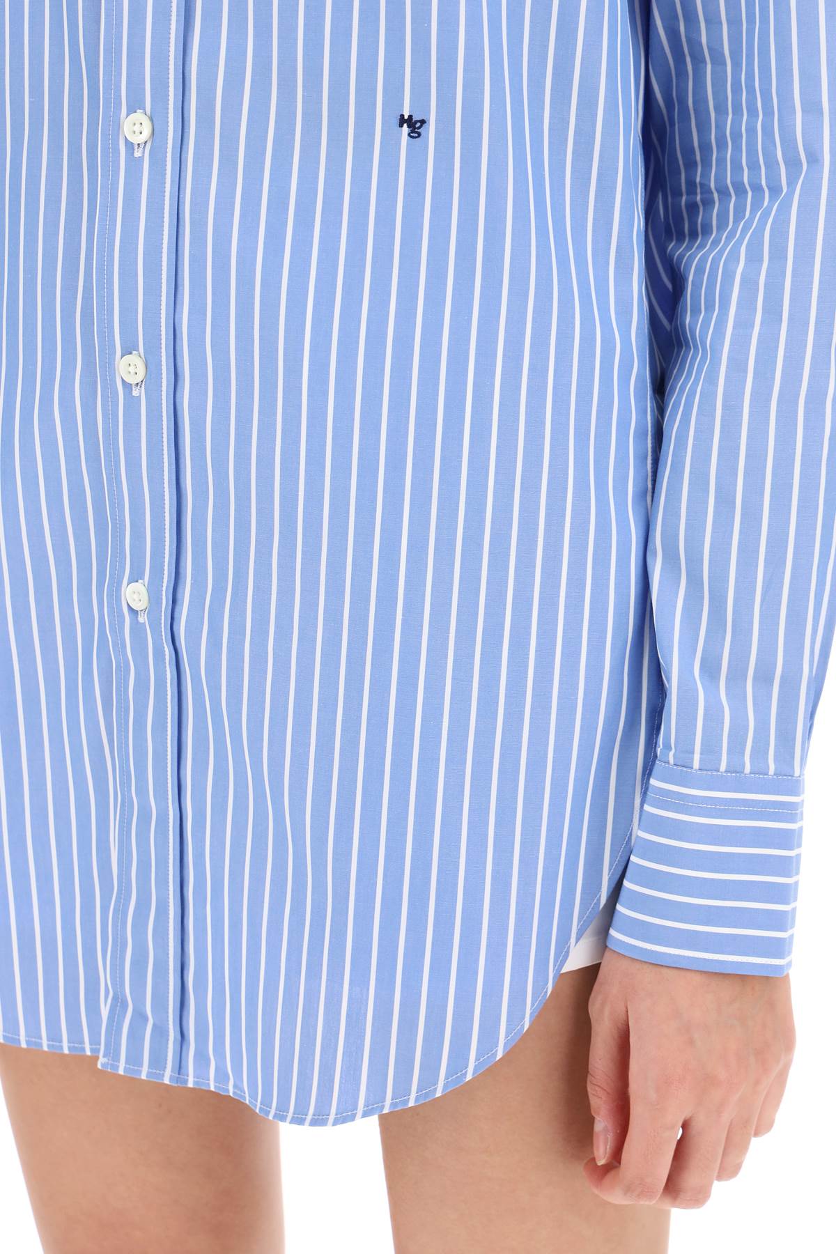 HOMME GIRLS striped poplin shirt image 3