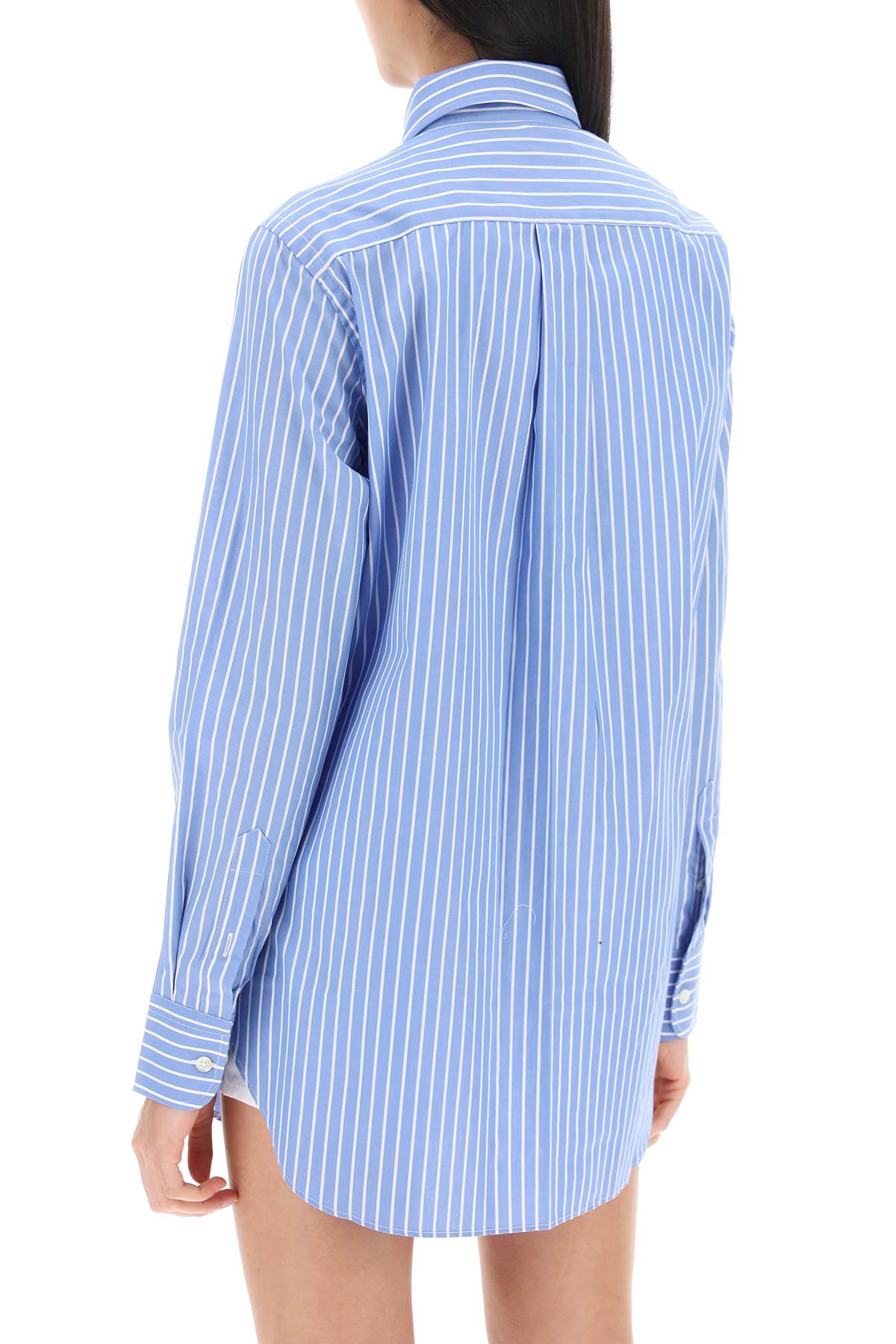 HOMME GIRLS striped poplin shirt image 2