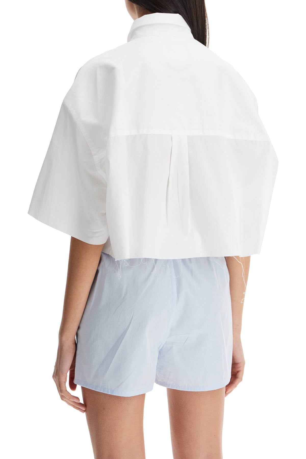 Homme Girls white oversized cotton shirt image 2