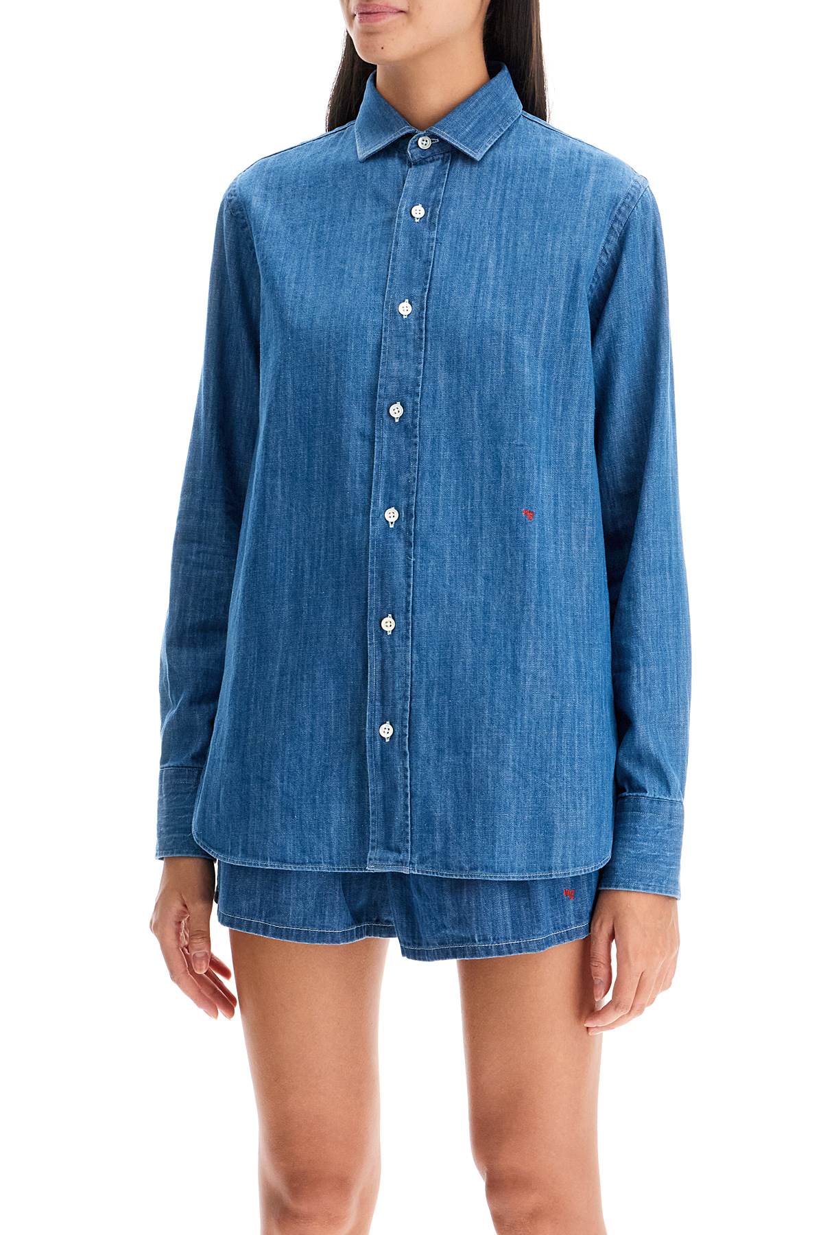 Homme Girls chambray shirt image 3