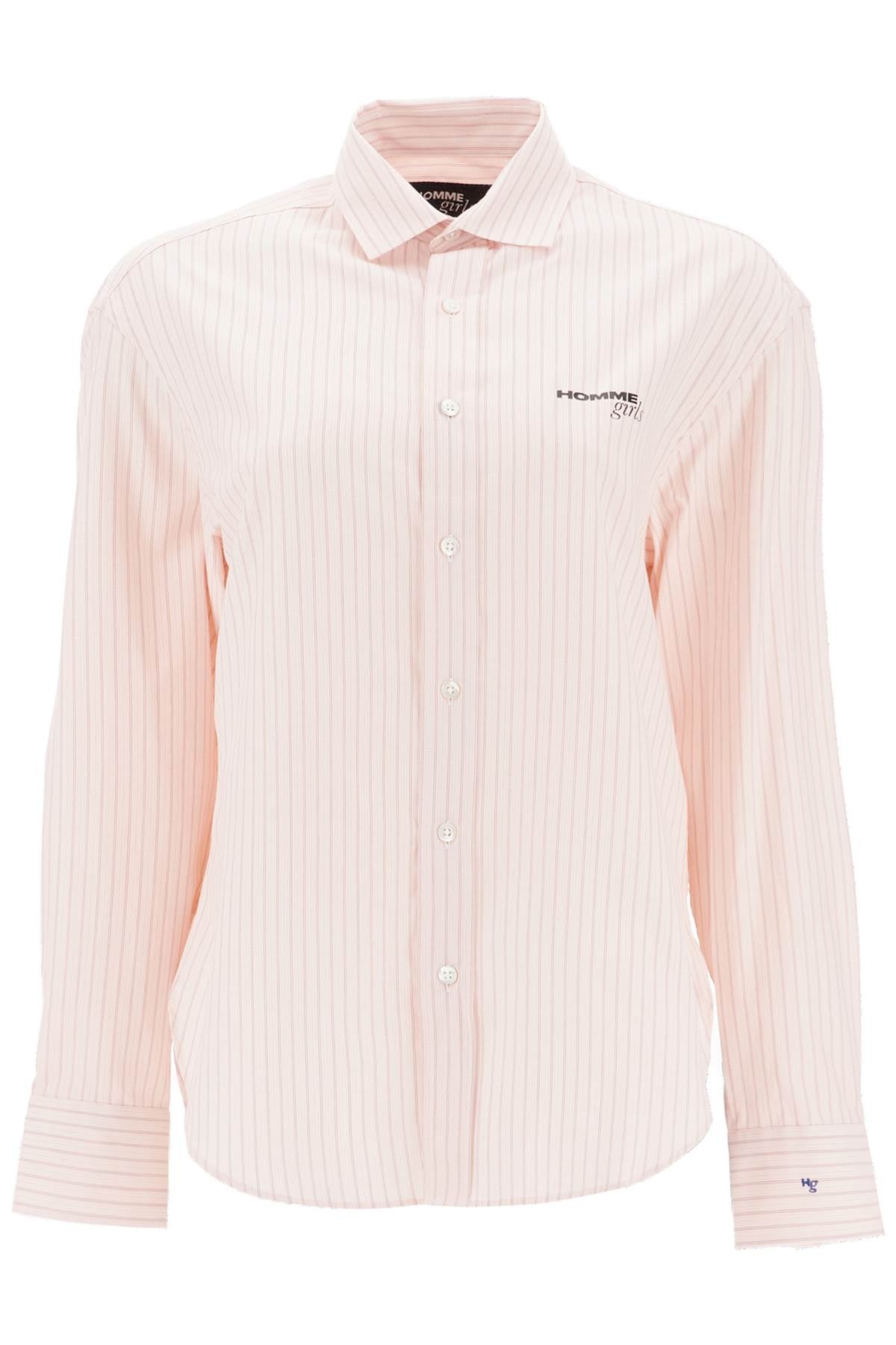 Homme Girls striped oxford shirt for men image 0