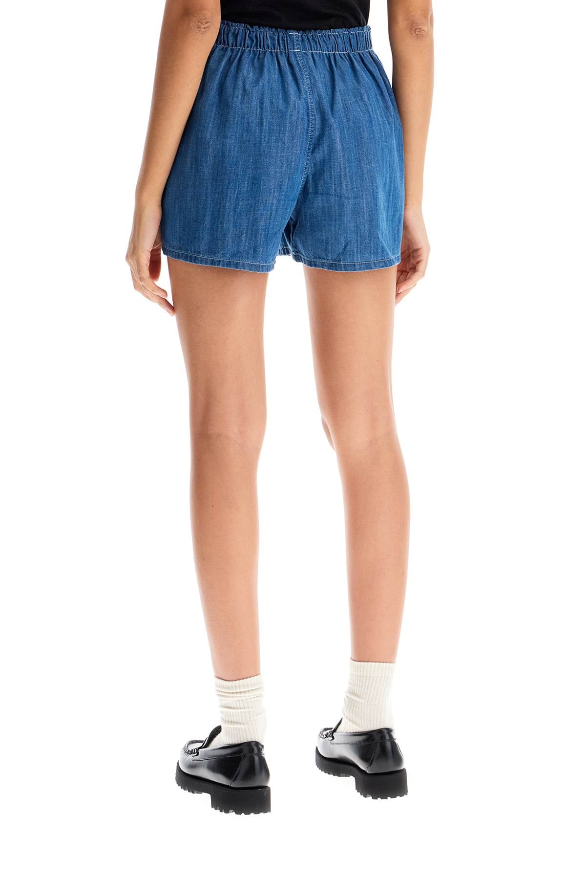 Homme Girls Chambray Shorts image 2