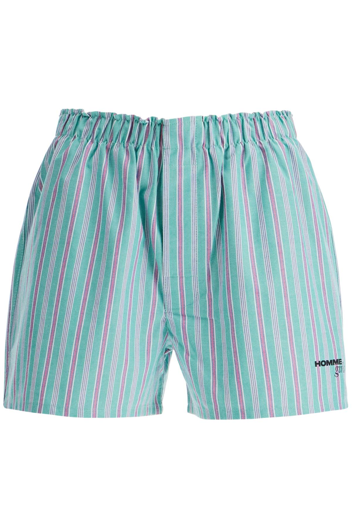 Striped Oxford Shorts for Men image 0