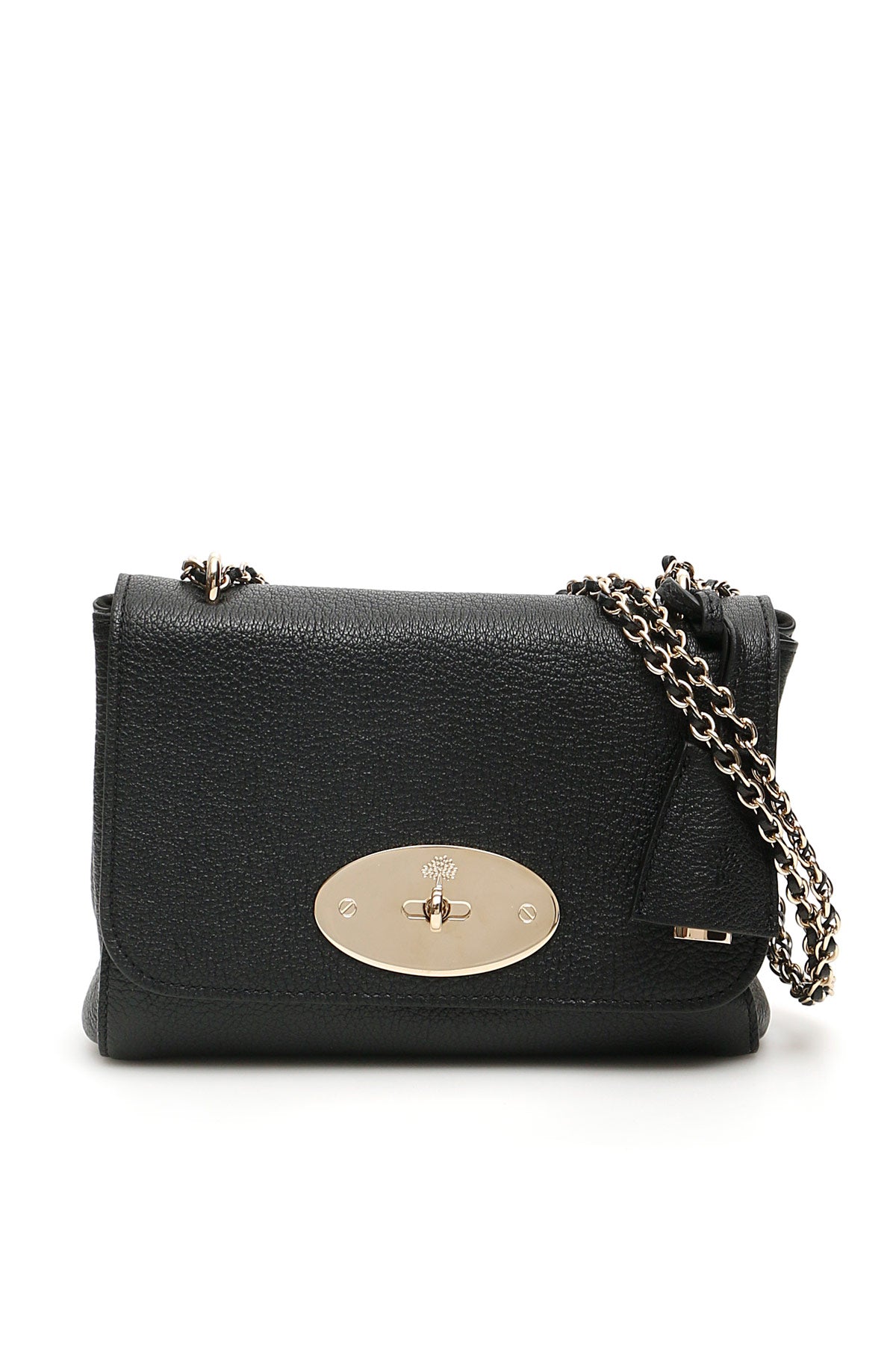 Mulberry Lily Grained Leather Shoulder Bag with Postman's Lock image 0