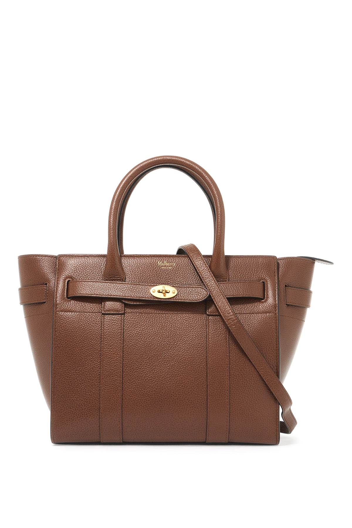 Mulberry Zipped Bayswater Handbag: Hammered Leather image 0