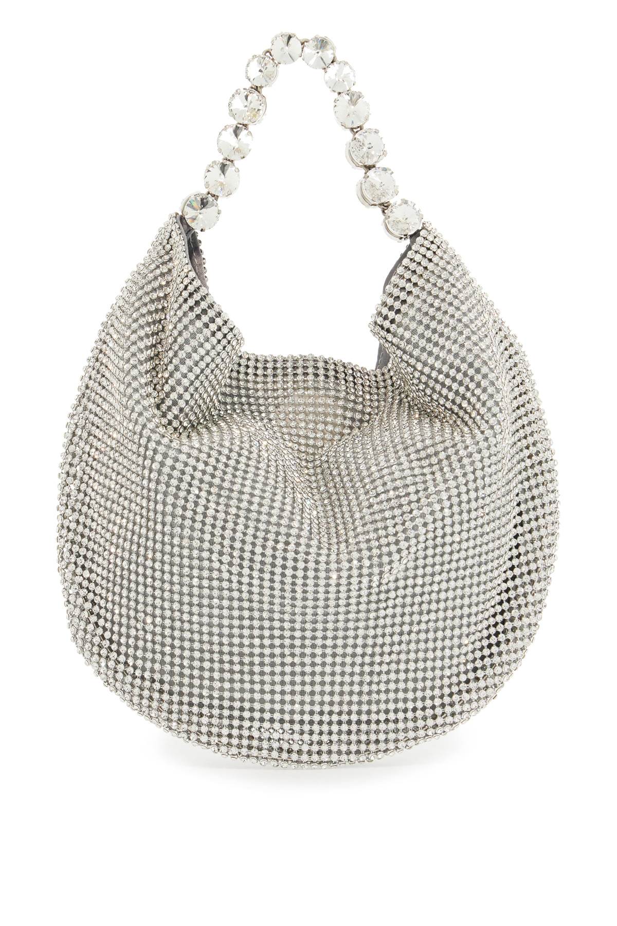 L'ALINGI Crystal-Embellished Chainmail Hobo Bag image 0