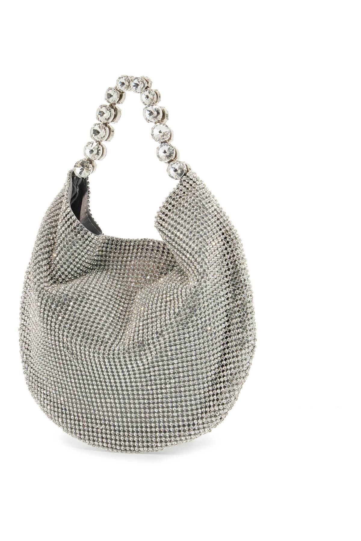 L'ALINGI Crystal-Embellished Chainmail Hobo Bag image 1