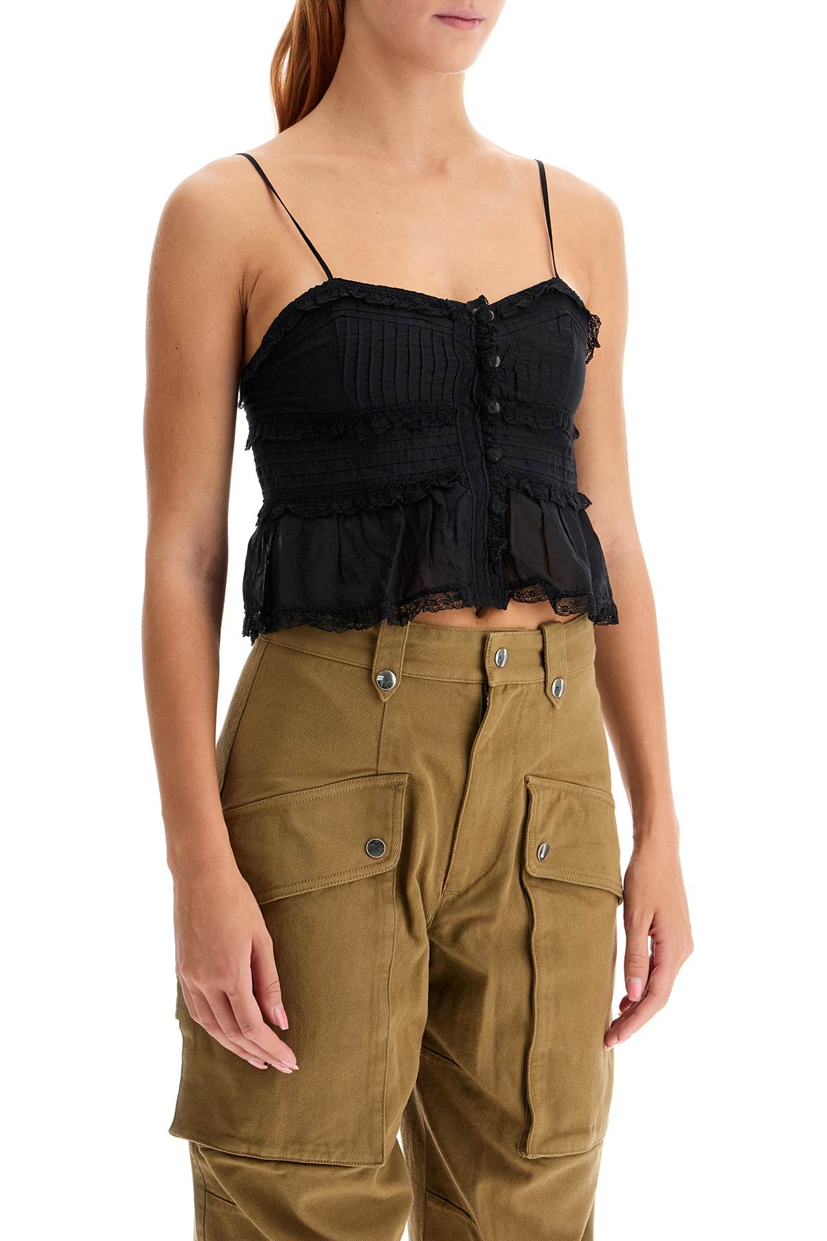 Isabel Marant Etoile Gloria Organic Cotton Ribbed Top image 1