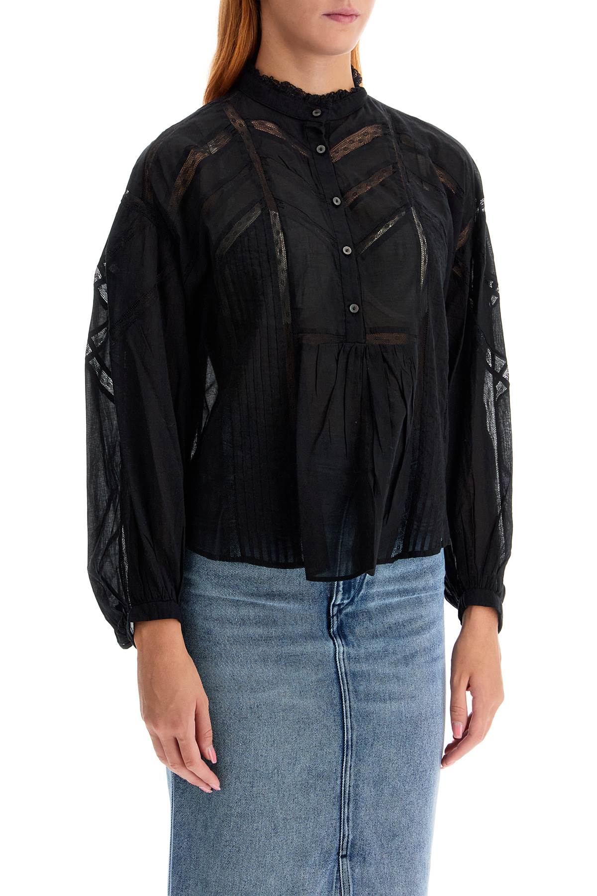 Isabel Marant Etoile cotton gelma blouse for image 1