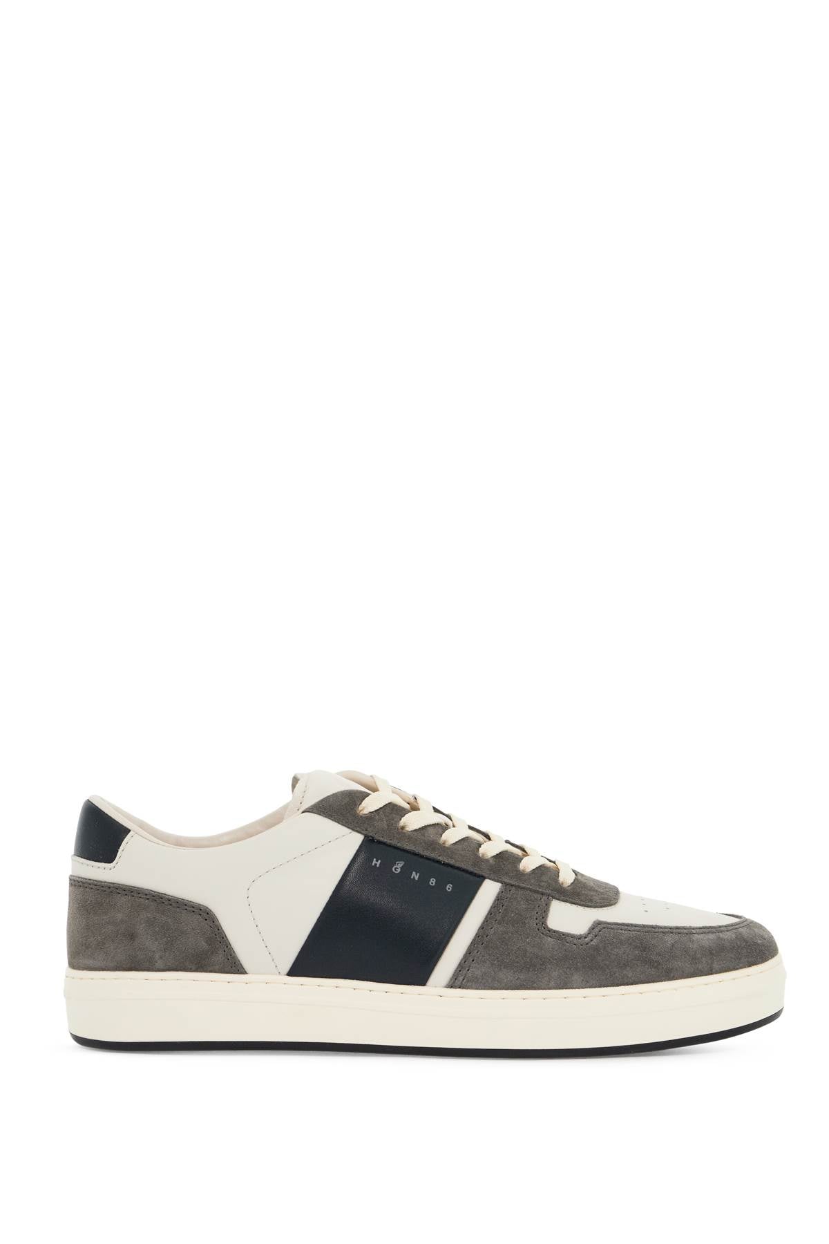 Hogan H-TV Smooth Leather and Suede Sneakers image 0