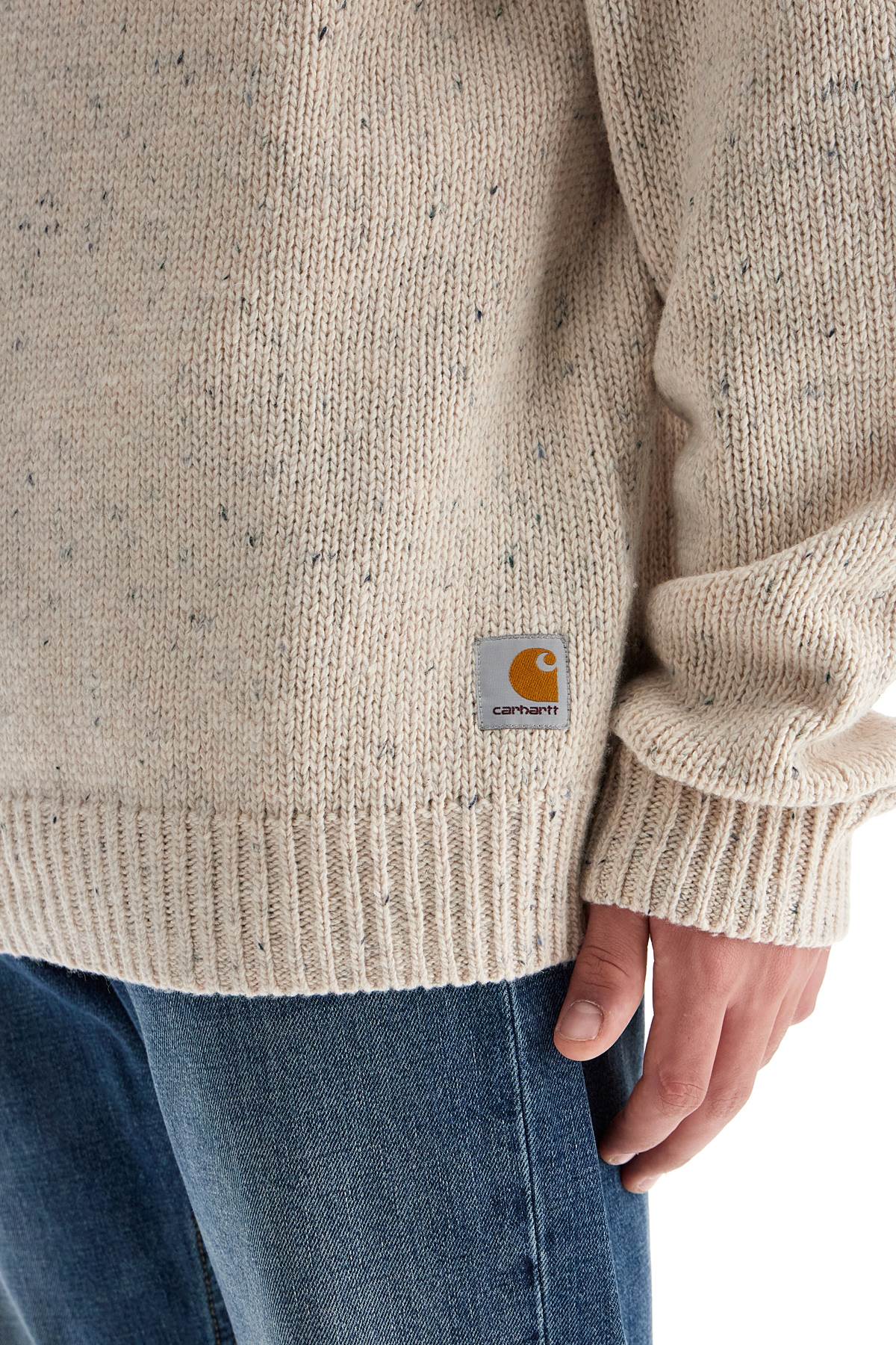 Carhartt WIP Anglistic Lamb Wool Crewneck Sweater image 3