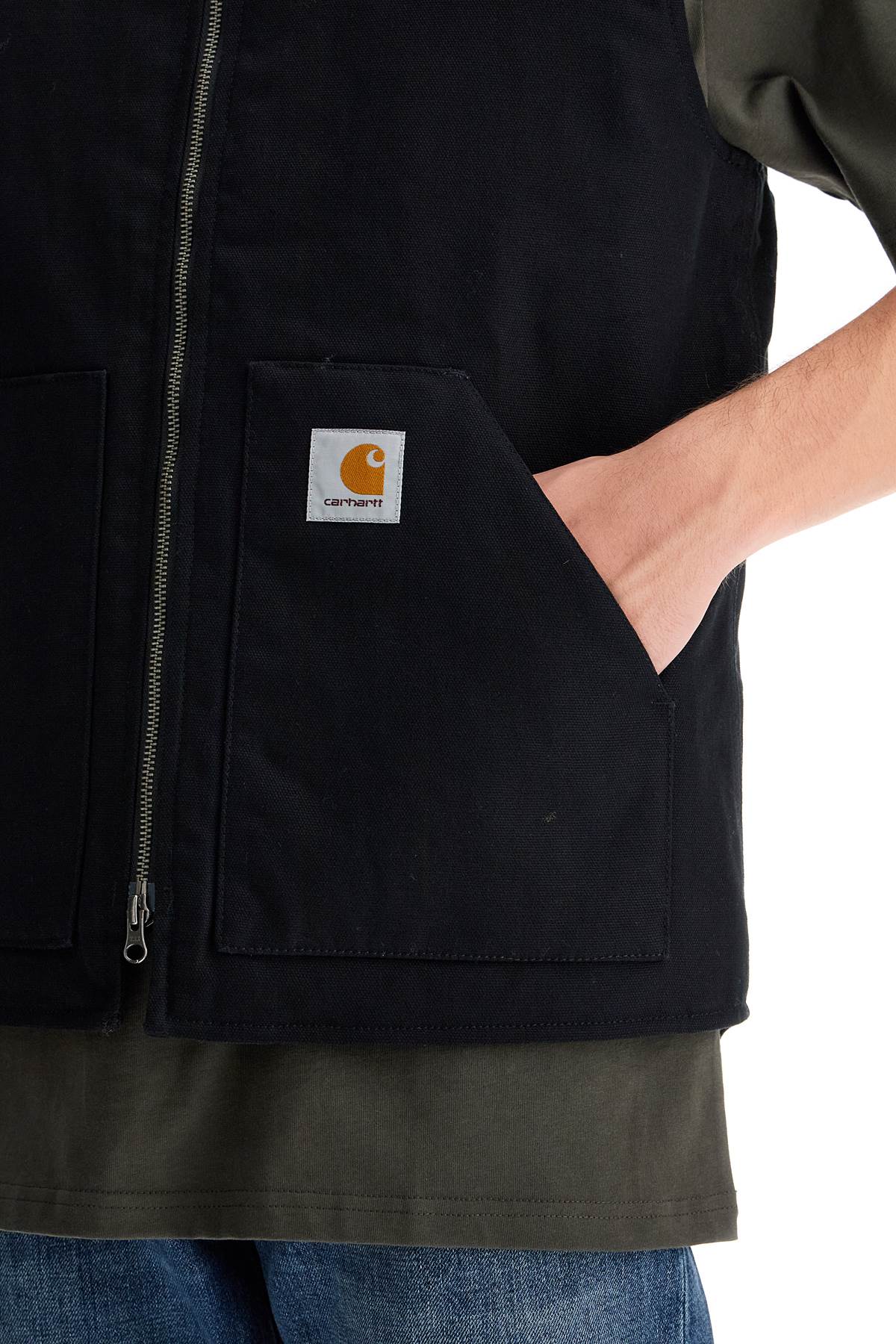 Carhartt WIP Dearborn Canvas Padded Vest image 3