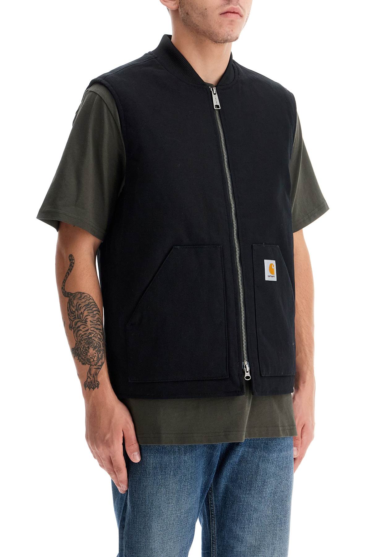 Carhartt WIP Dearborn Canvas Padded Vest image 1