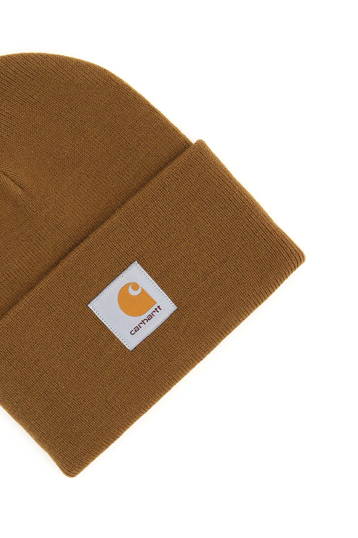 Carhartt Wip beanie hat with logo patch image 2