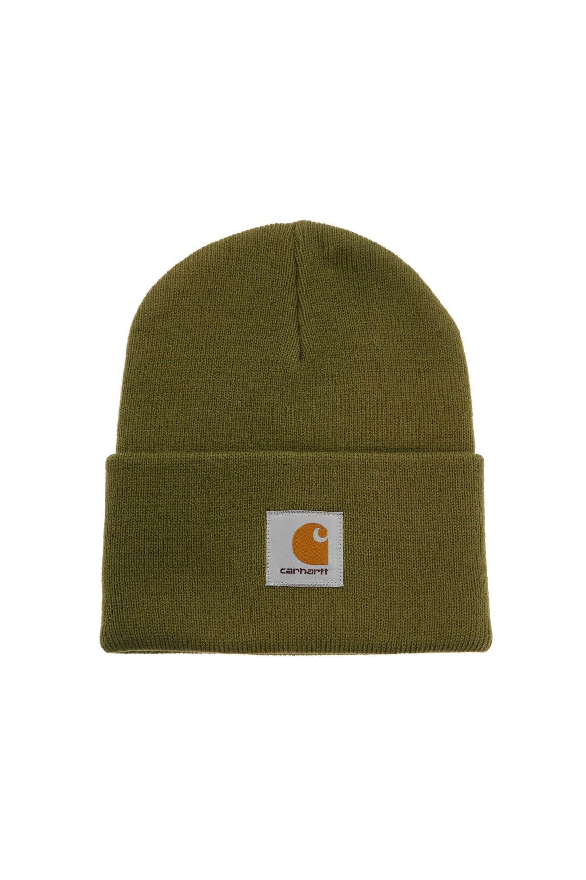 Carhartt Wip beanie hat with logo patch image 0