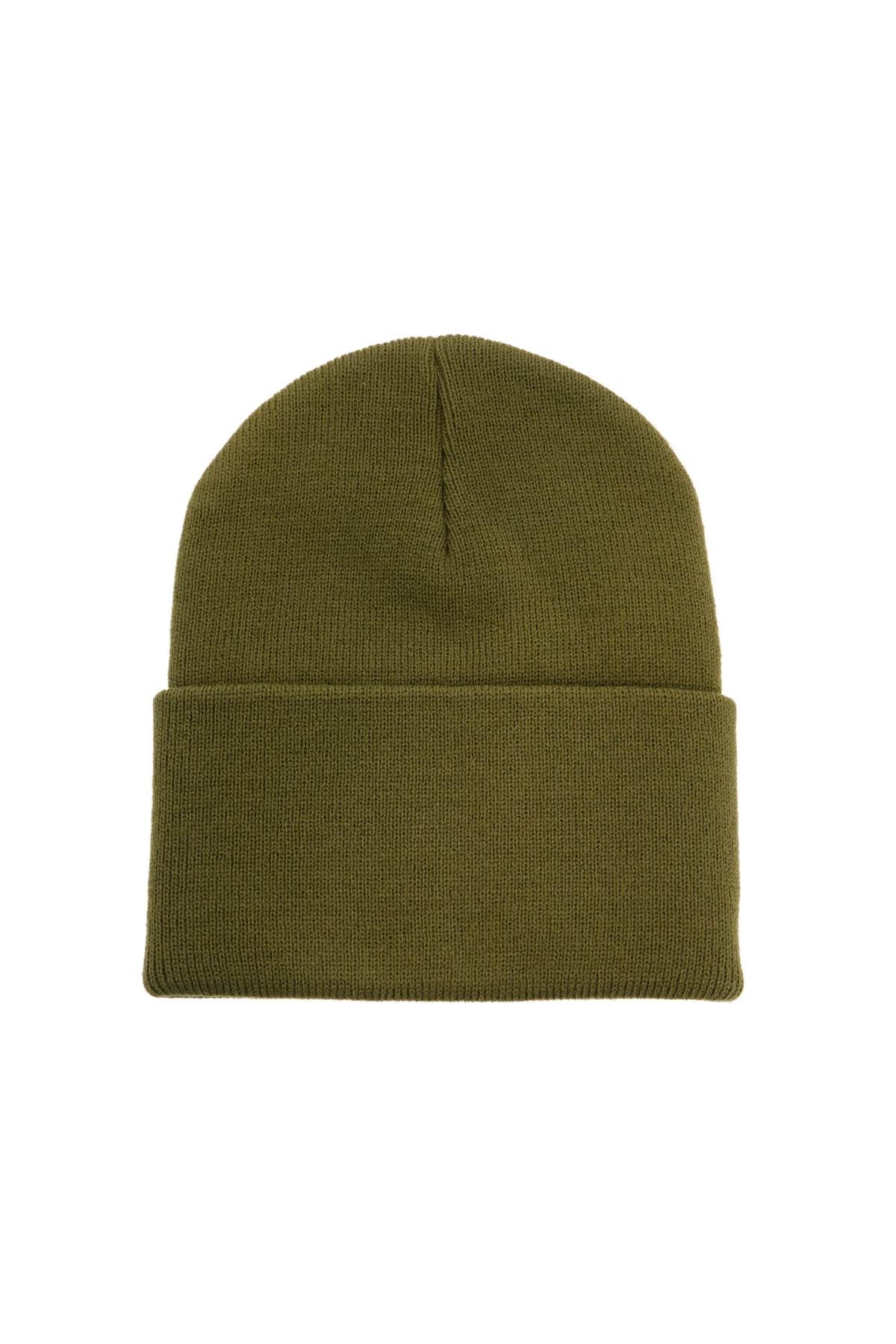 Carhartt Wip beanie hat with logo patch image 1