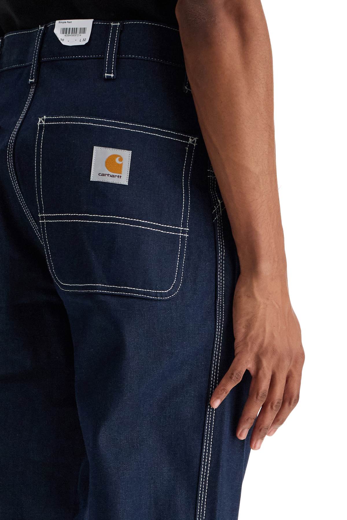 Carhartt WIP Men's Simple Denim Pants: Relaxed Straight Leg image 3