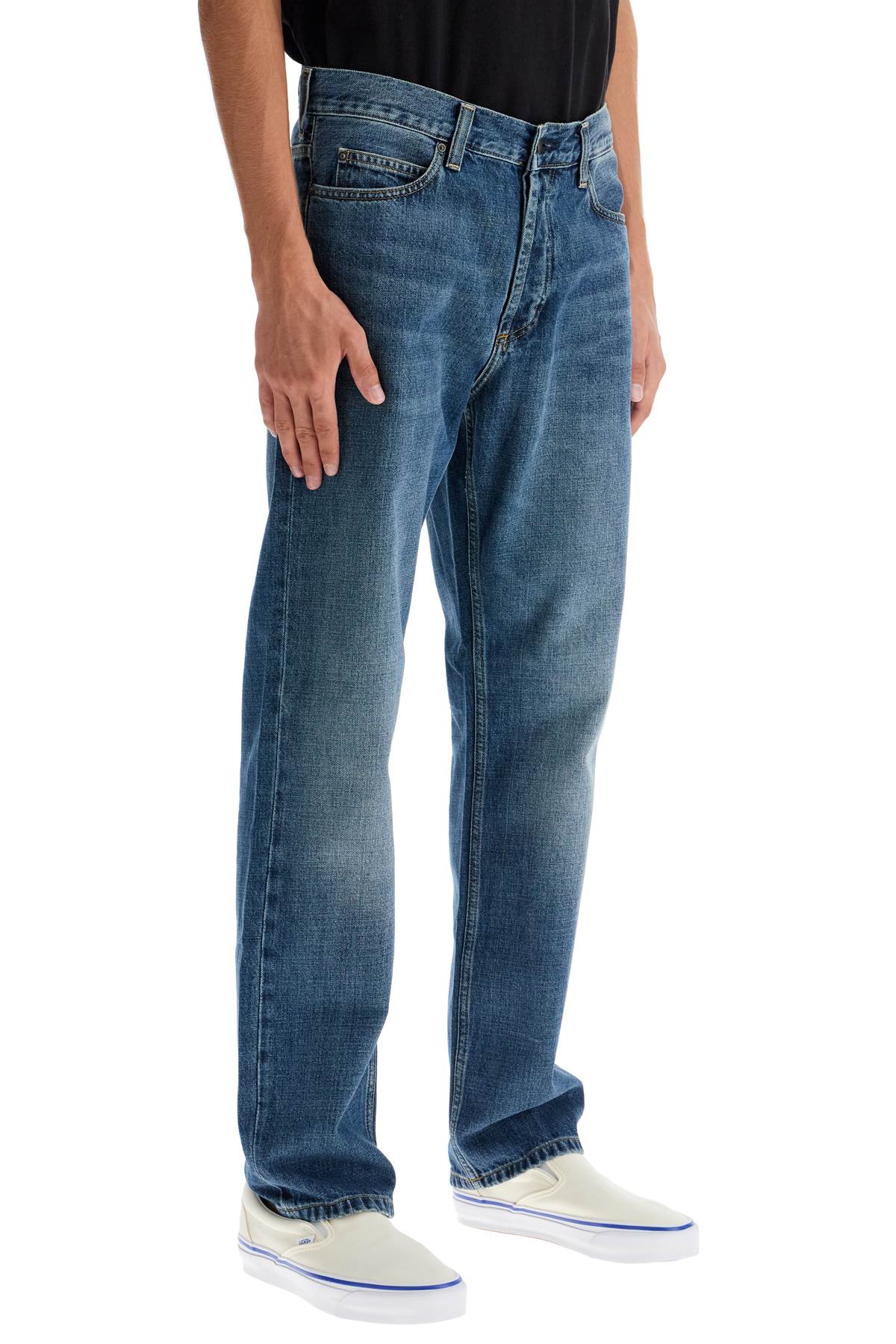 Carhartt WIP Straight Marlowe Distressed Denim Jeans image 1