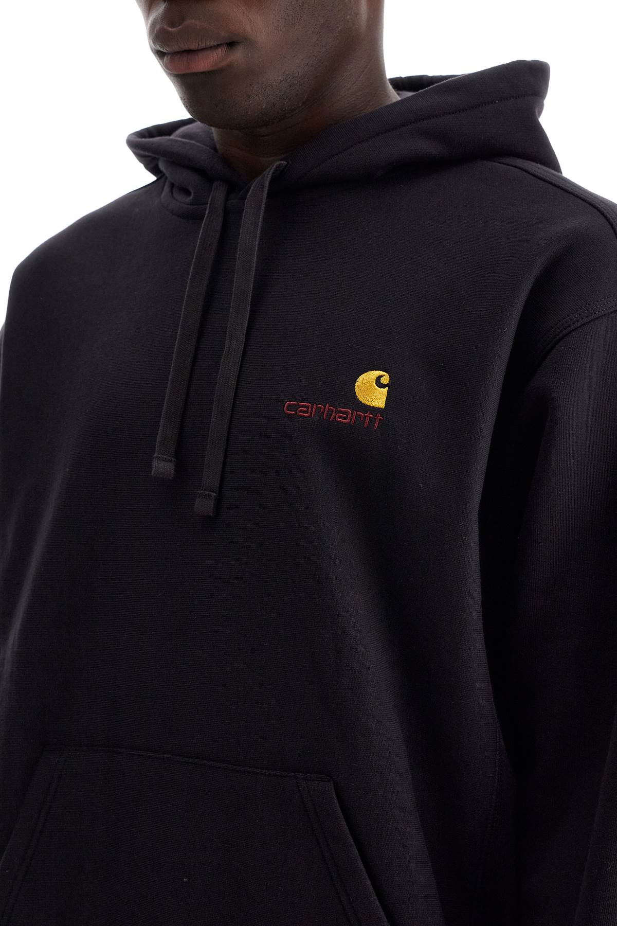 Carhartt WIP Men's American Script Brushed-Back Hoodie image 3